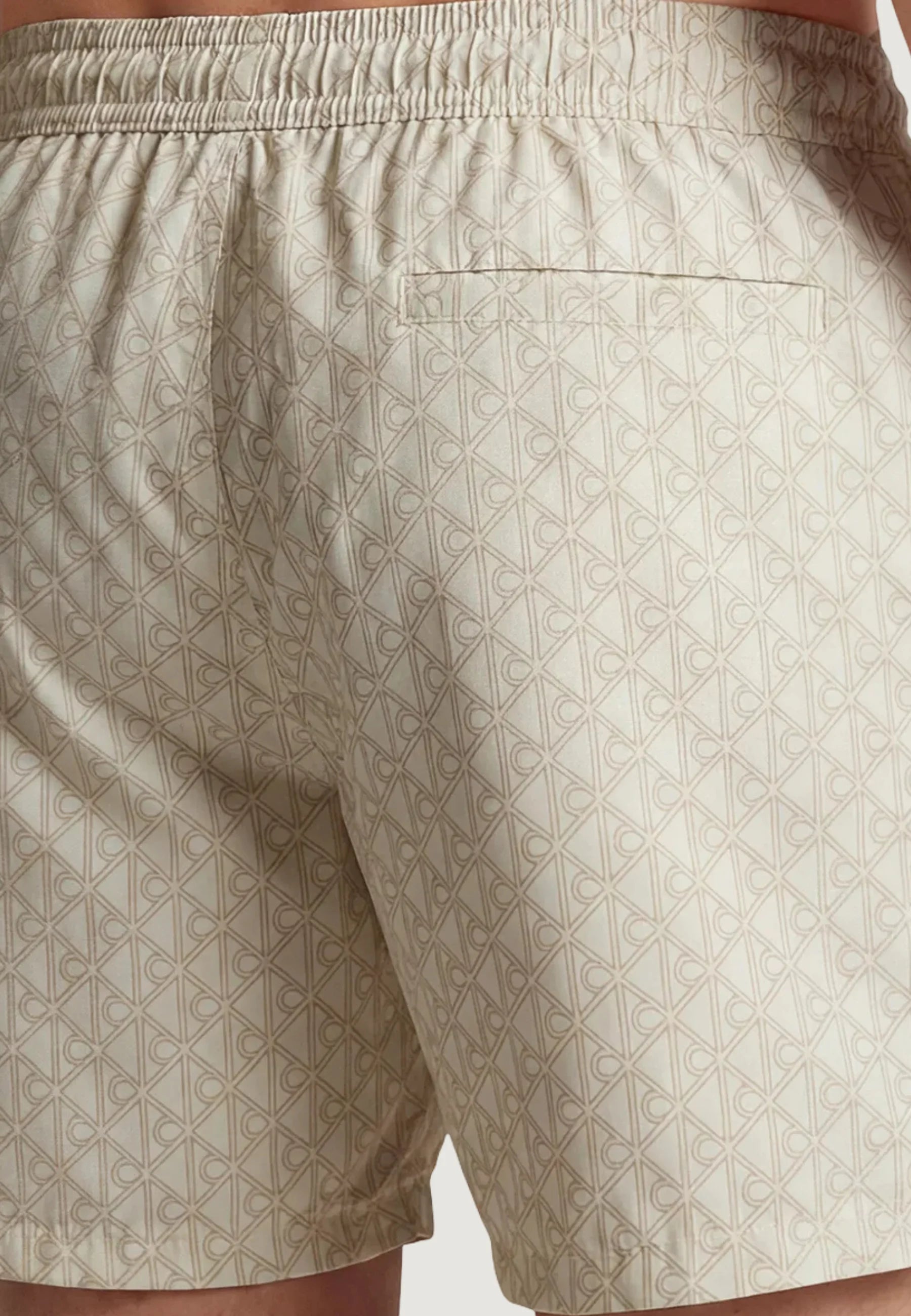 Spodenki kąpielowe Calvin Klein – beż