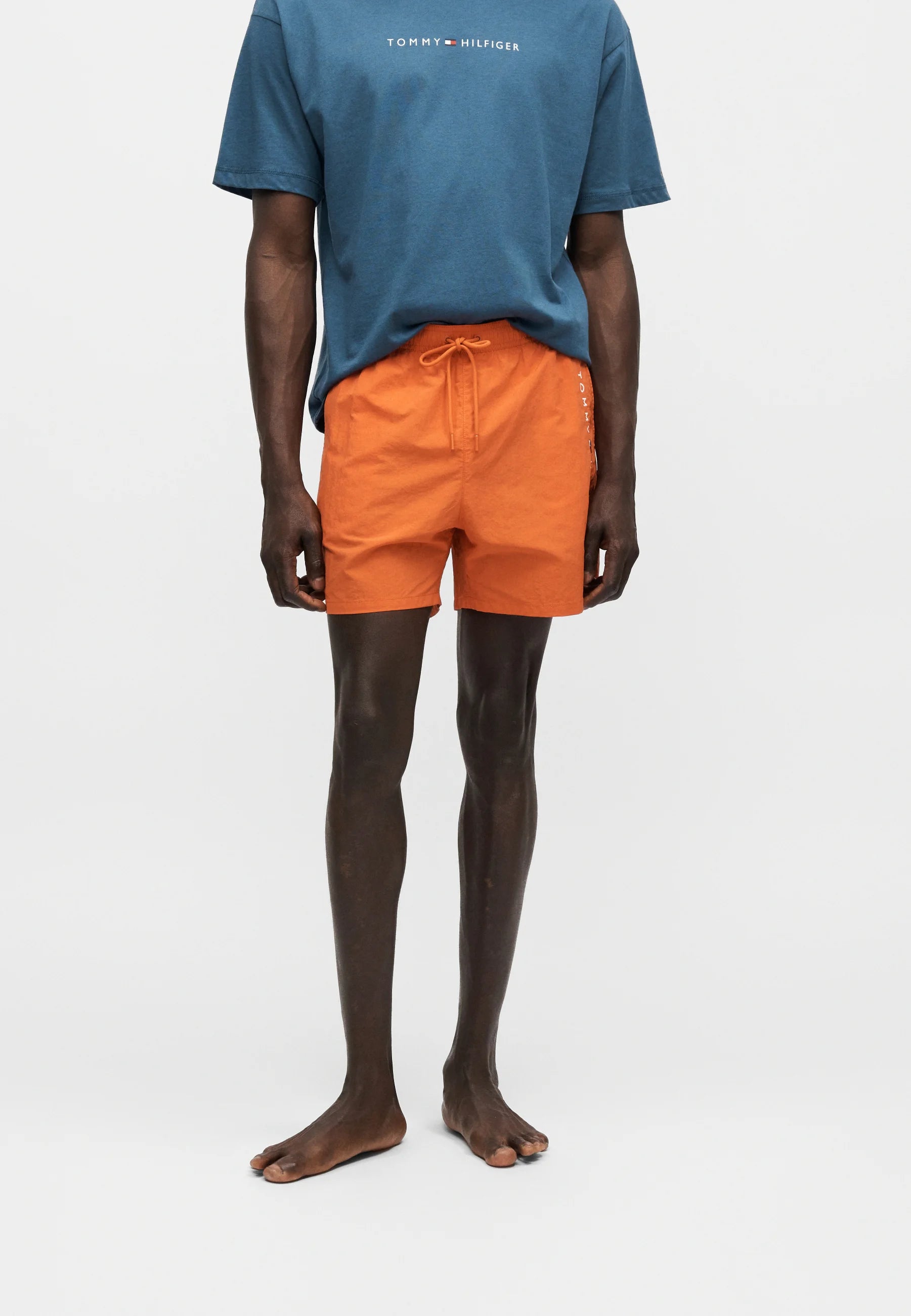 Tommy Hilfiger Drawstring Swim Shorts – Brilliant Orange