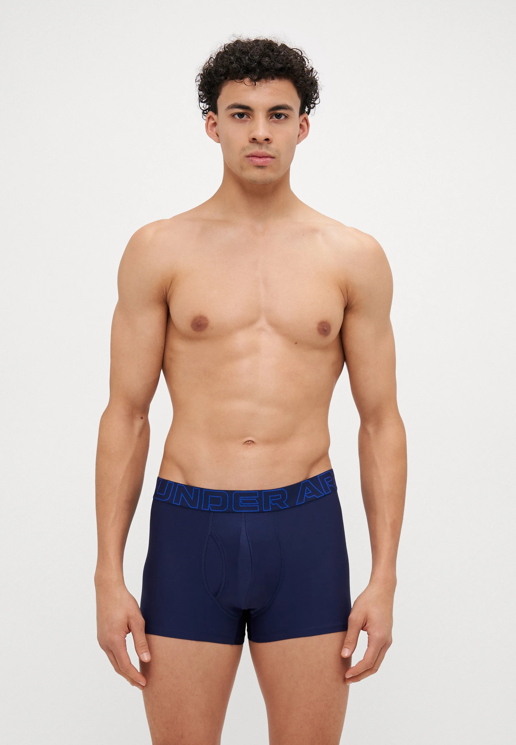 Under Armour Performance Tech Trunks – 3 Pack – Royal, Steel Heather, Midnight Navy