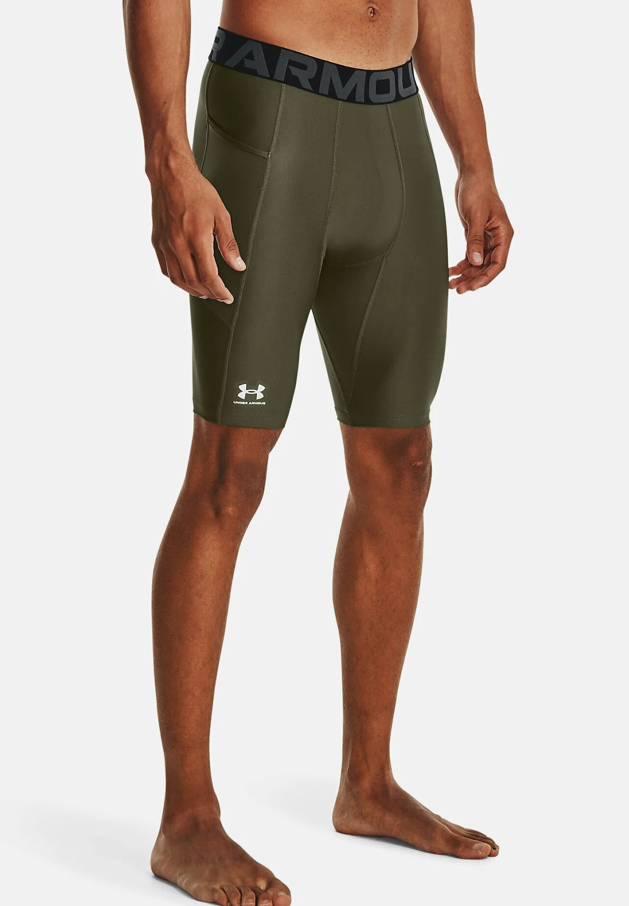 Under Armour HeatGear Pocket Performance Pantalon – Marine, OD Vert