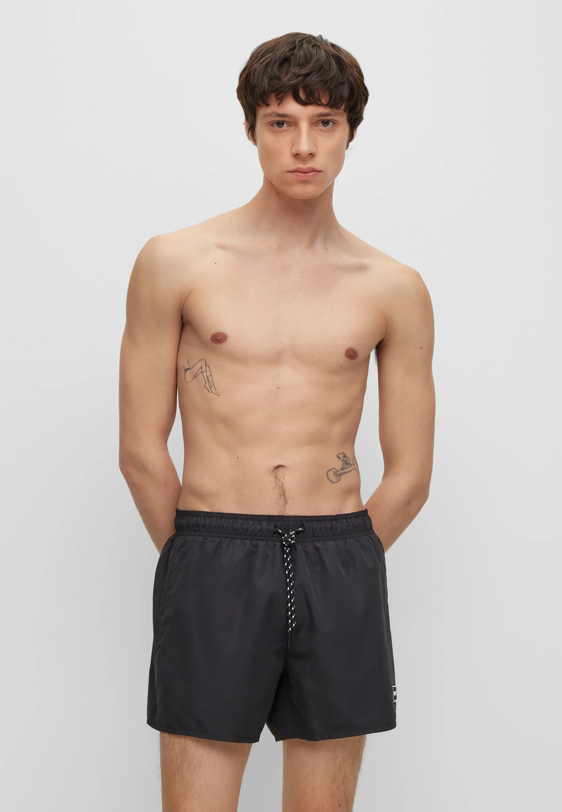 Plavecké šortky HUGO Dodo – Black One