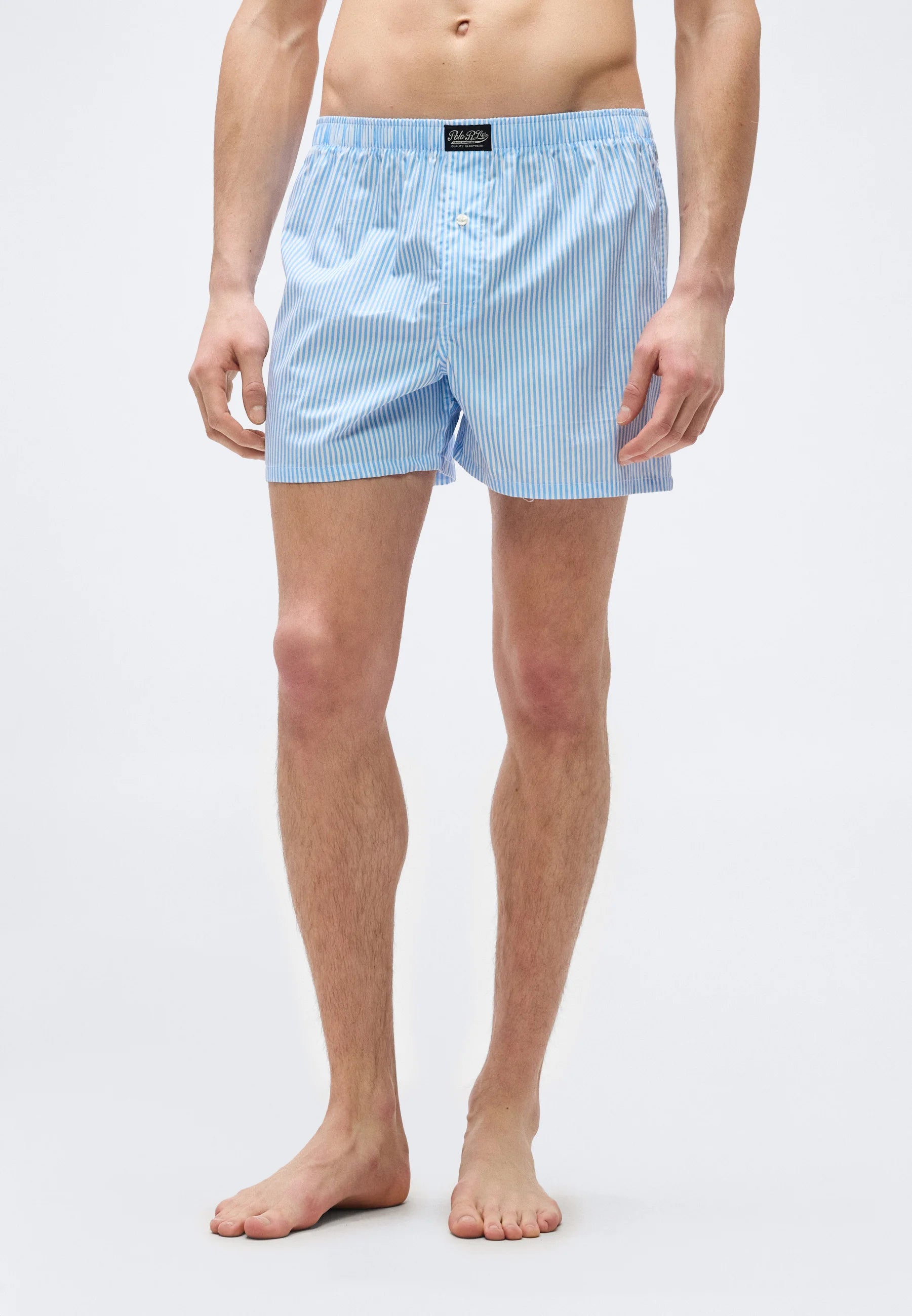 Polo Ralph Lauren Baumwoll-Boxershorts – Einzelpack – Blau