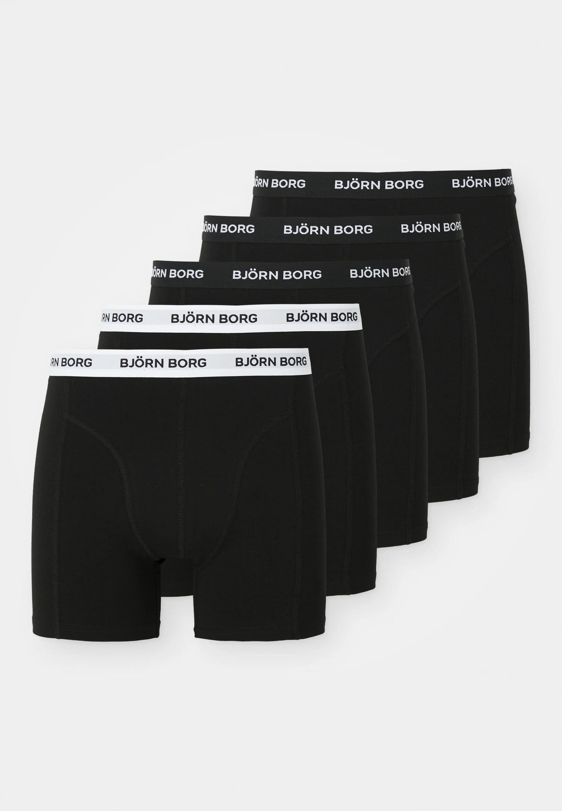 Björn Borg Stretch Boxer 5 Pack – Boxer Briefs – Black