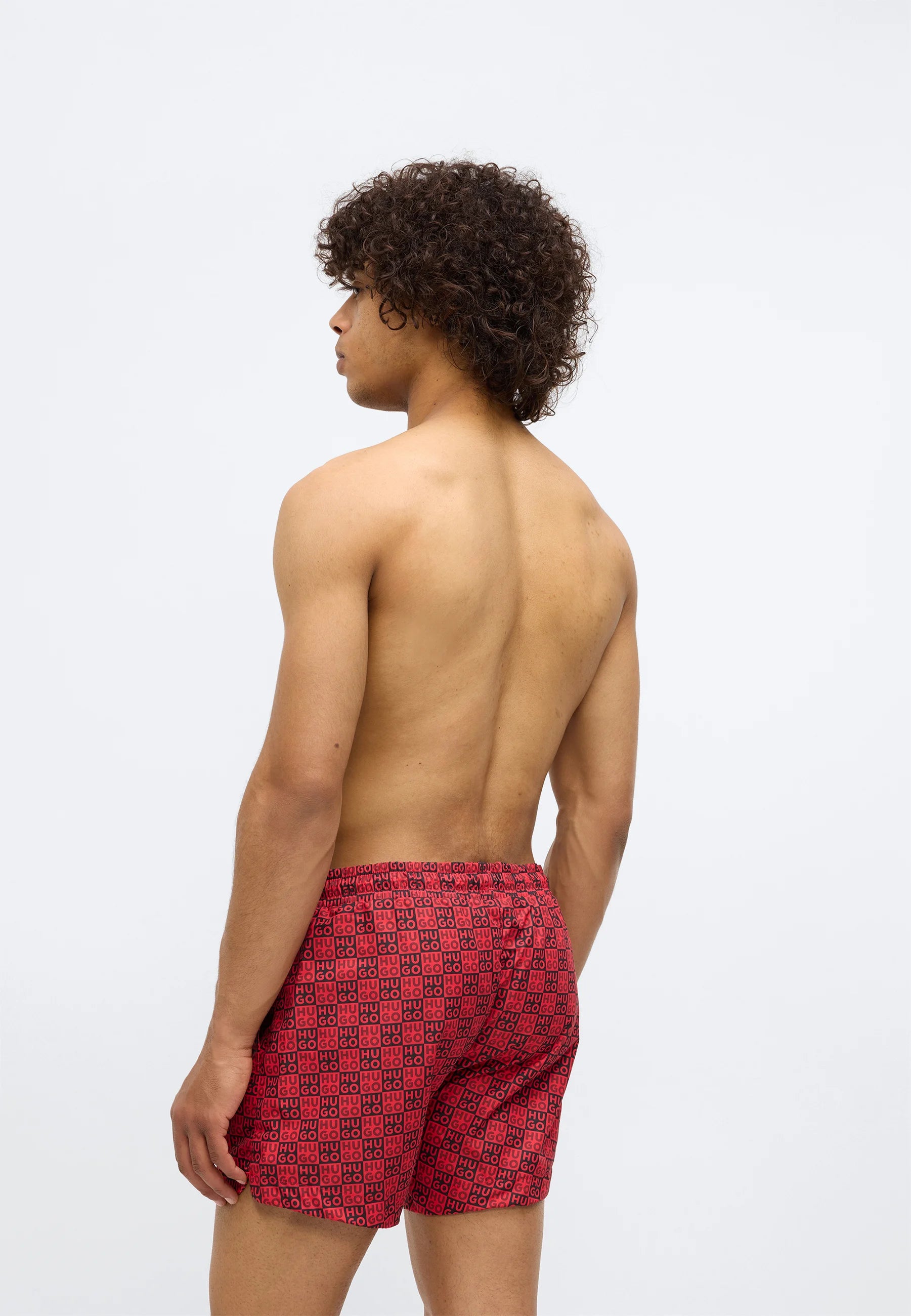 Short de bain HUGO Aaron Swim – Rose ouvert