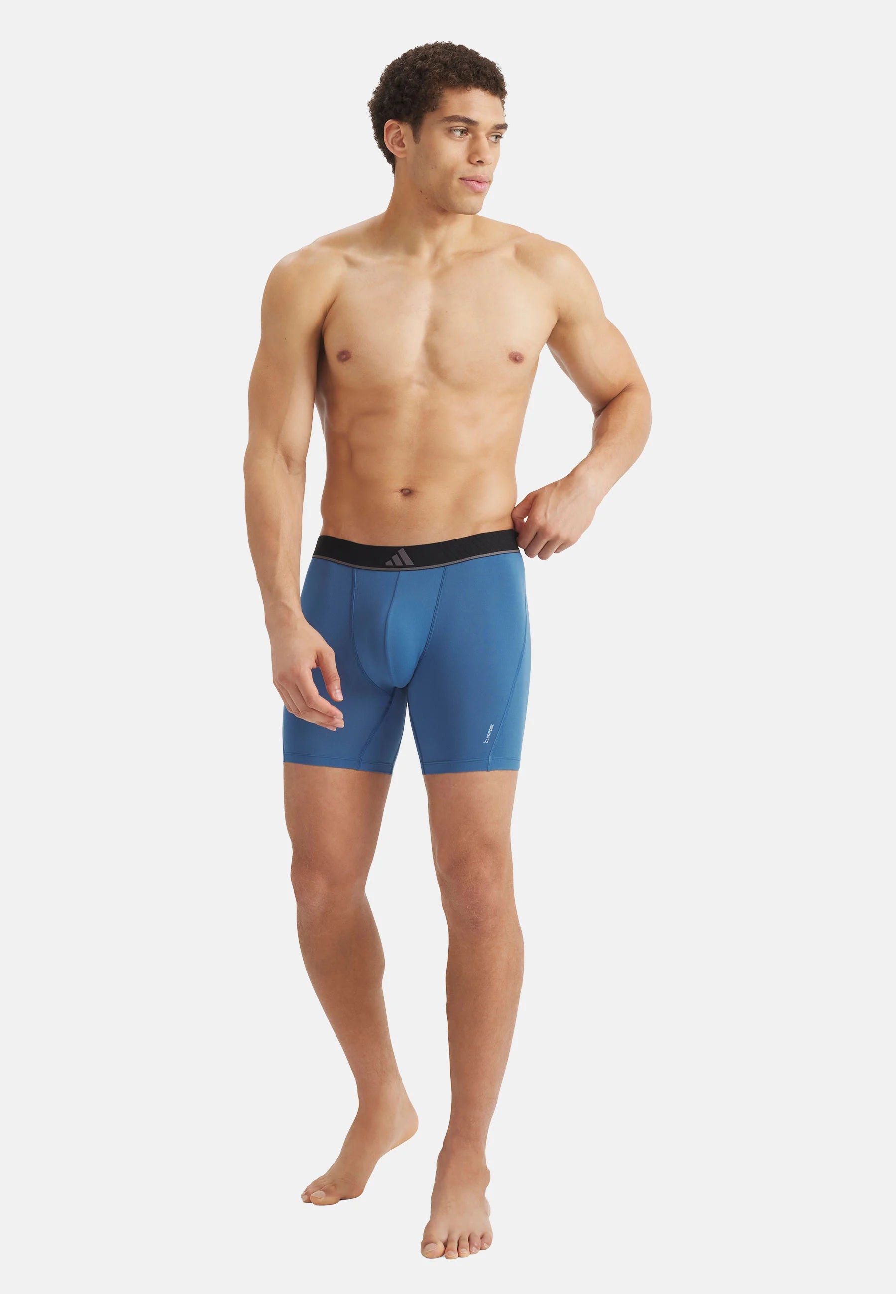 Boxerky Adidas Sportswear 6 Pack – světle šedé, černé, benzínové