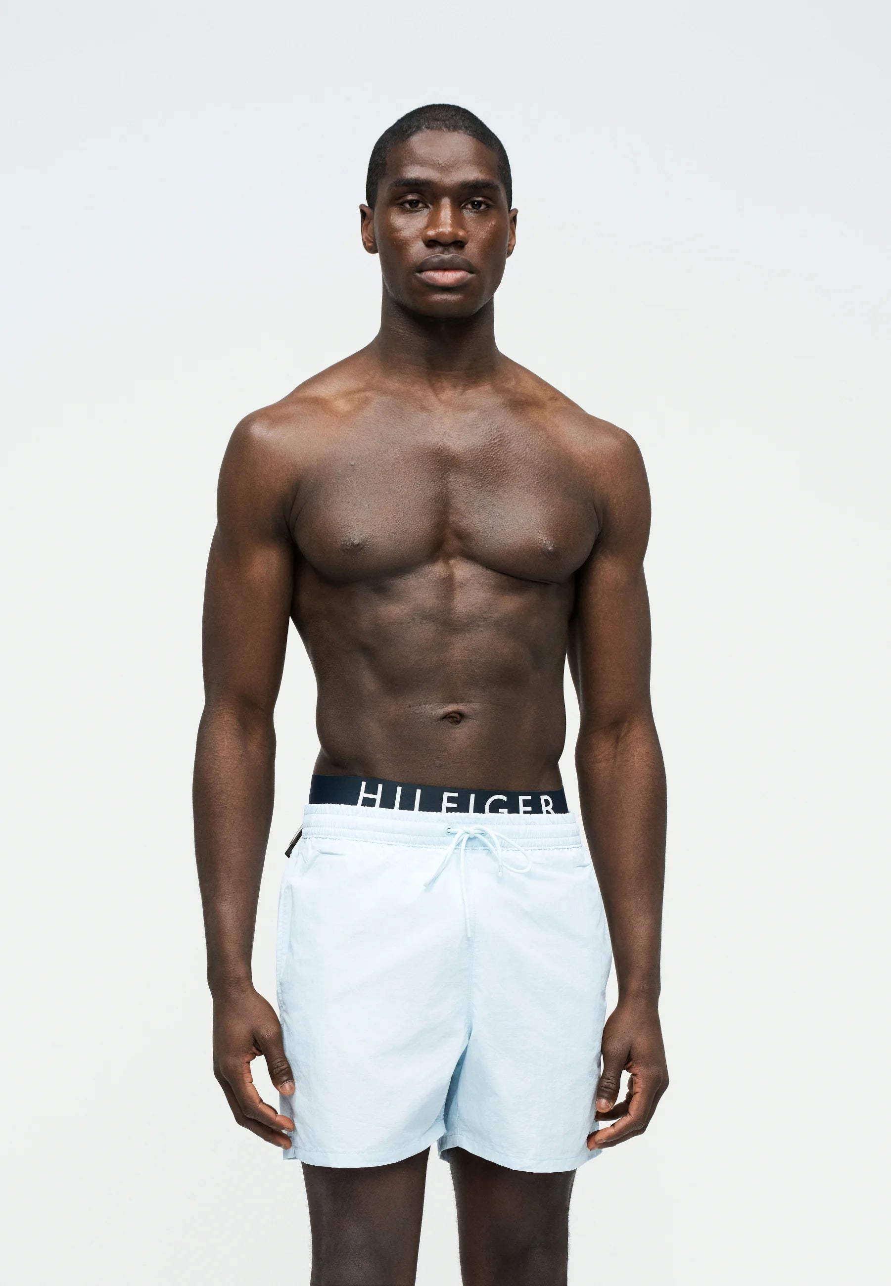 Tommy Hilfiger Logo Swim Shorts – Blue