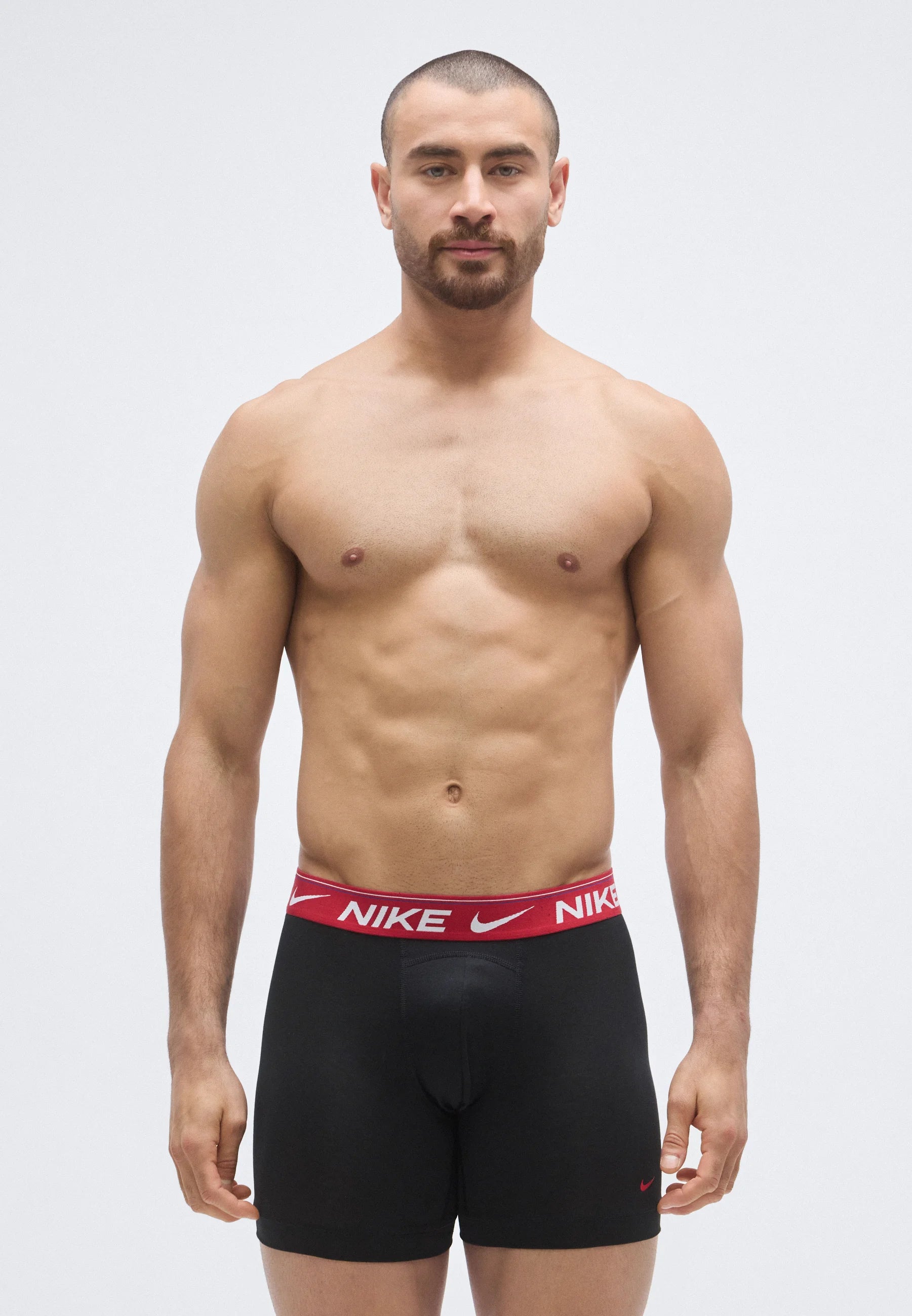 Nike Underwear Ultra Comfort 3 Pack Trunks – Black, Gym Red, Deep Royal Blue, Fir