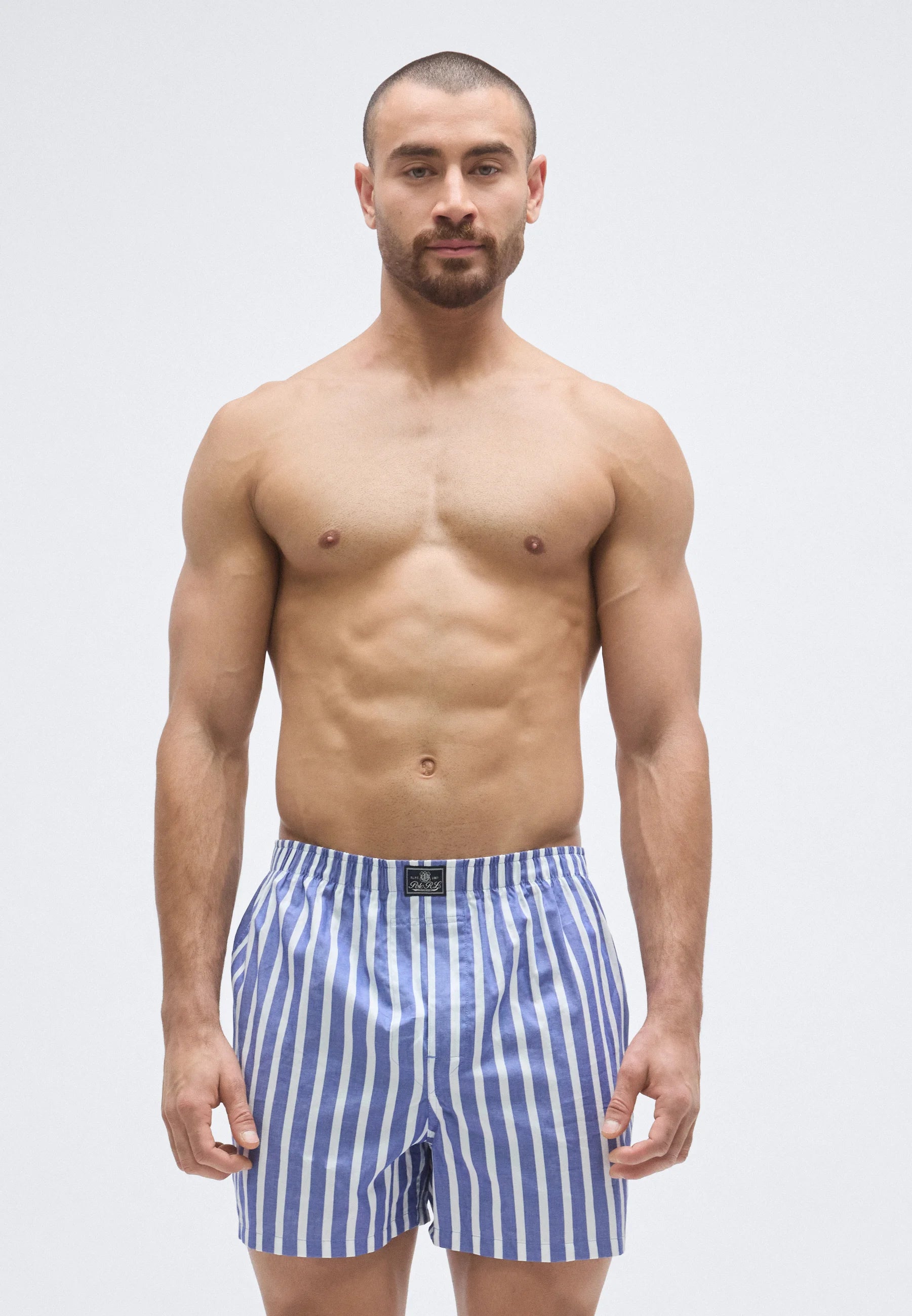 Polo Ralph Lauren Boxer ouvert en coton – Lot de 3 – Bleu, Bleu marine