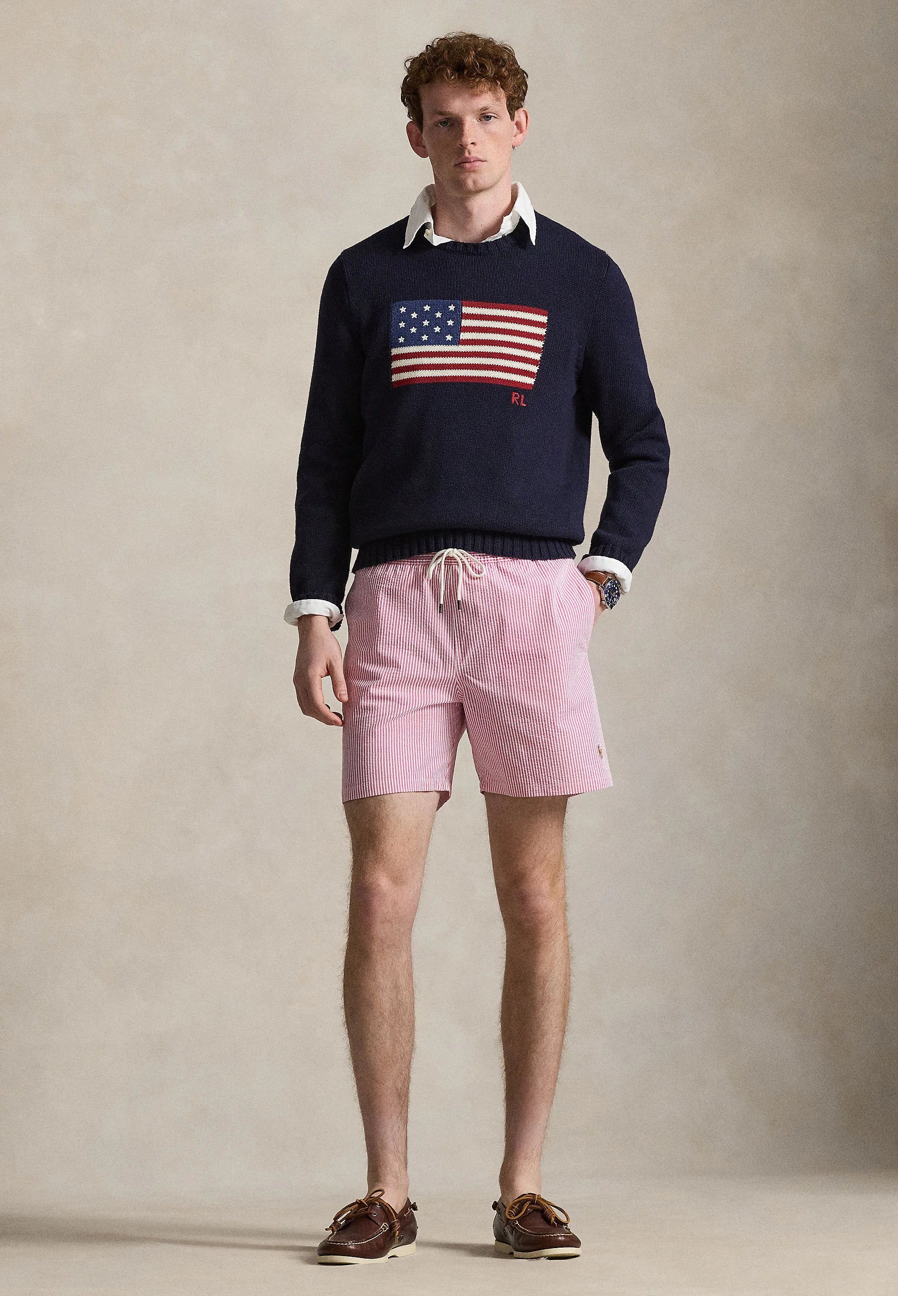 Short de bain Polo Ralph Lauren Resort Rose Traveller – Rose
