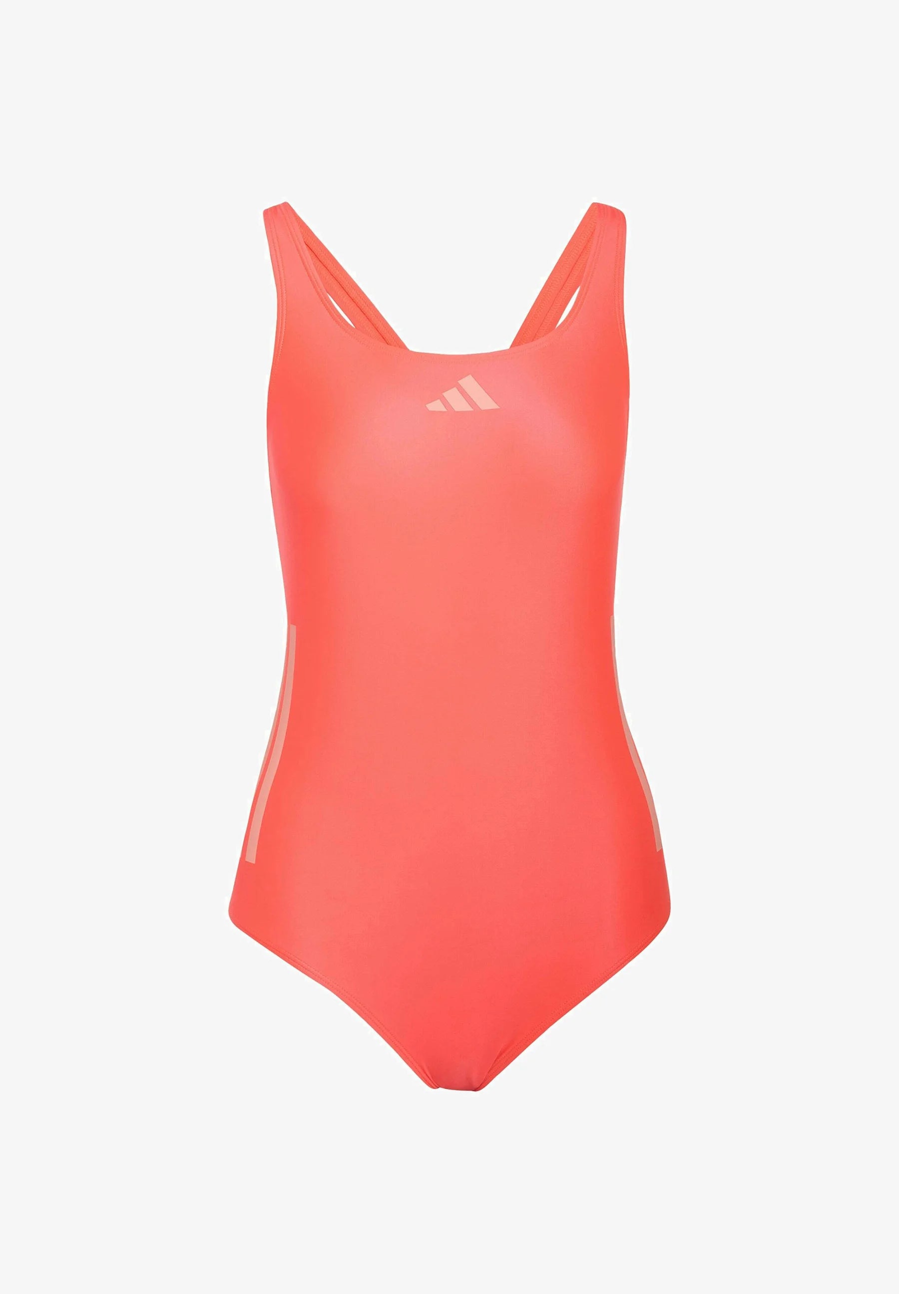 Adidas 3-Stripes C-Back Performance One-Piece Swimsuit – Solar Turbo, Frozen Turbo