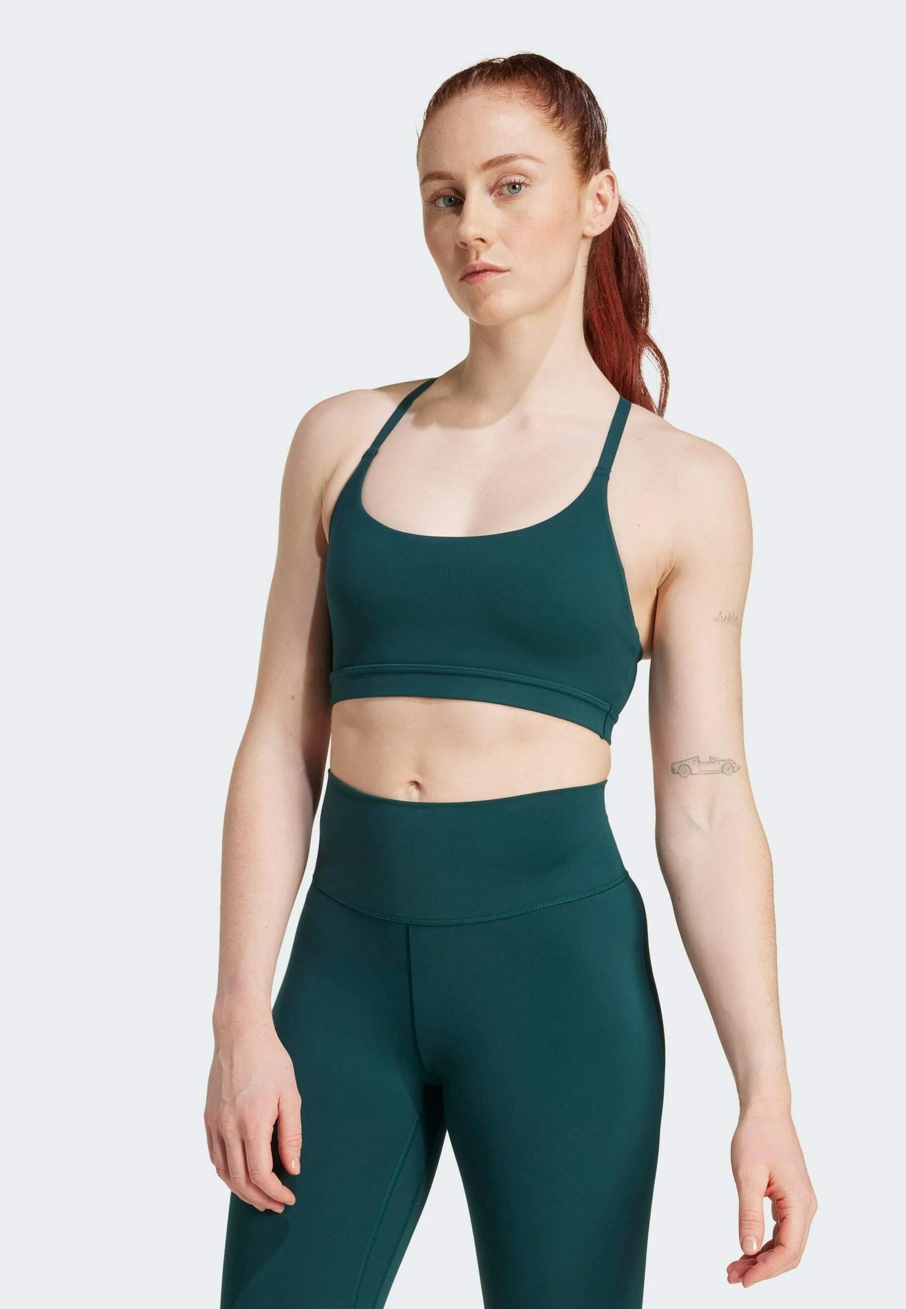 Adidas Performance All Me LS Light Support Sports Bra – Aurora Ivy