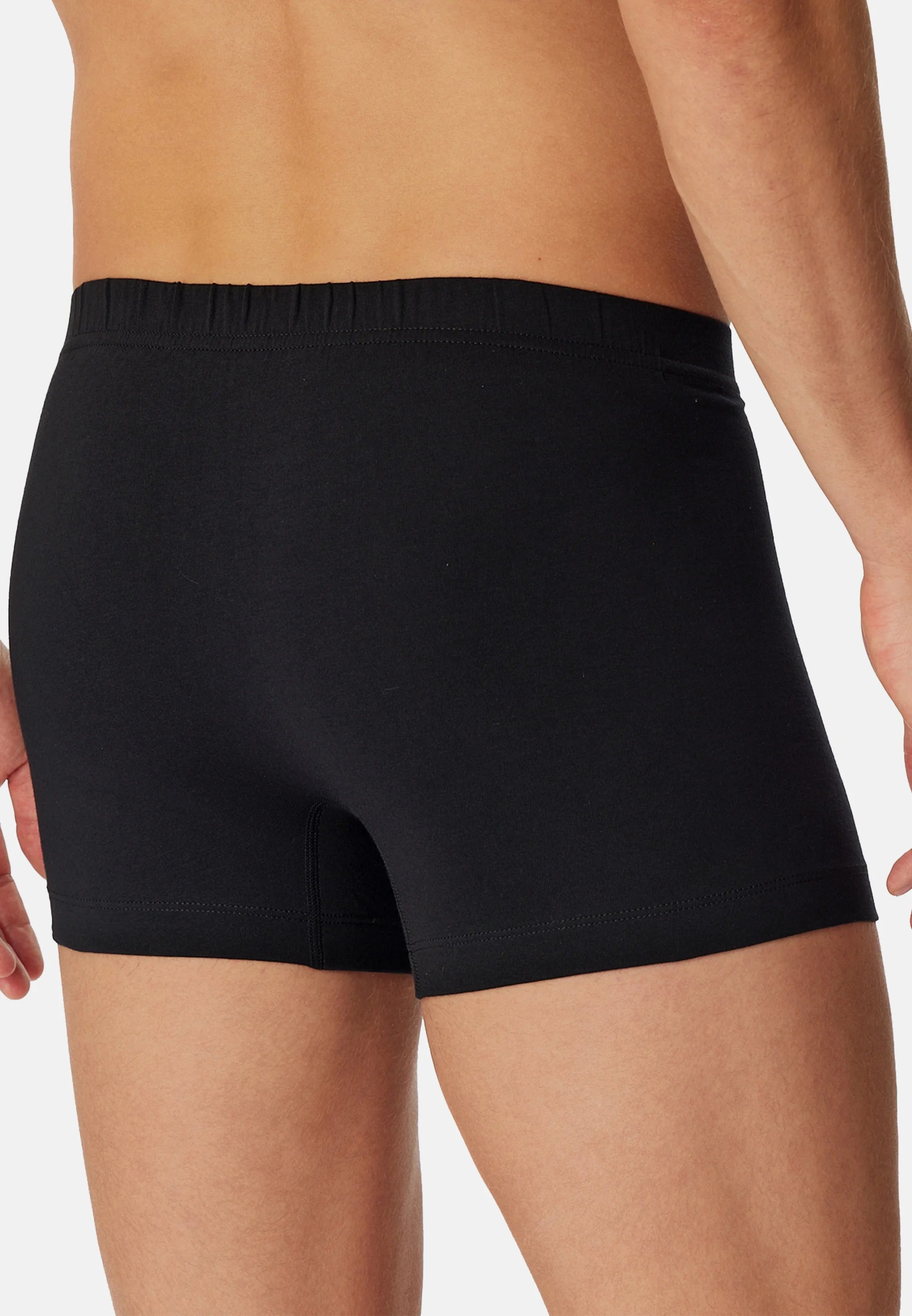 Bavlněné Stretch Trunks Schiesser – černá, tmavě modrá