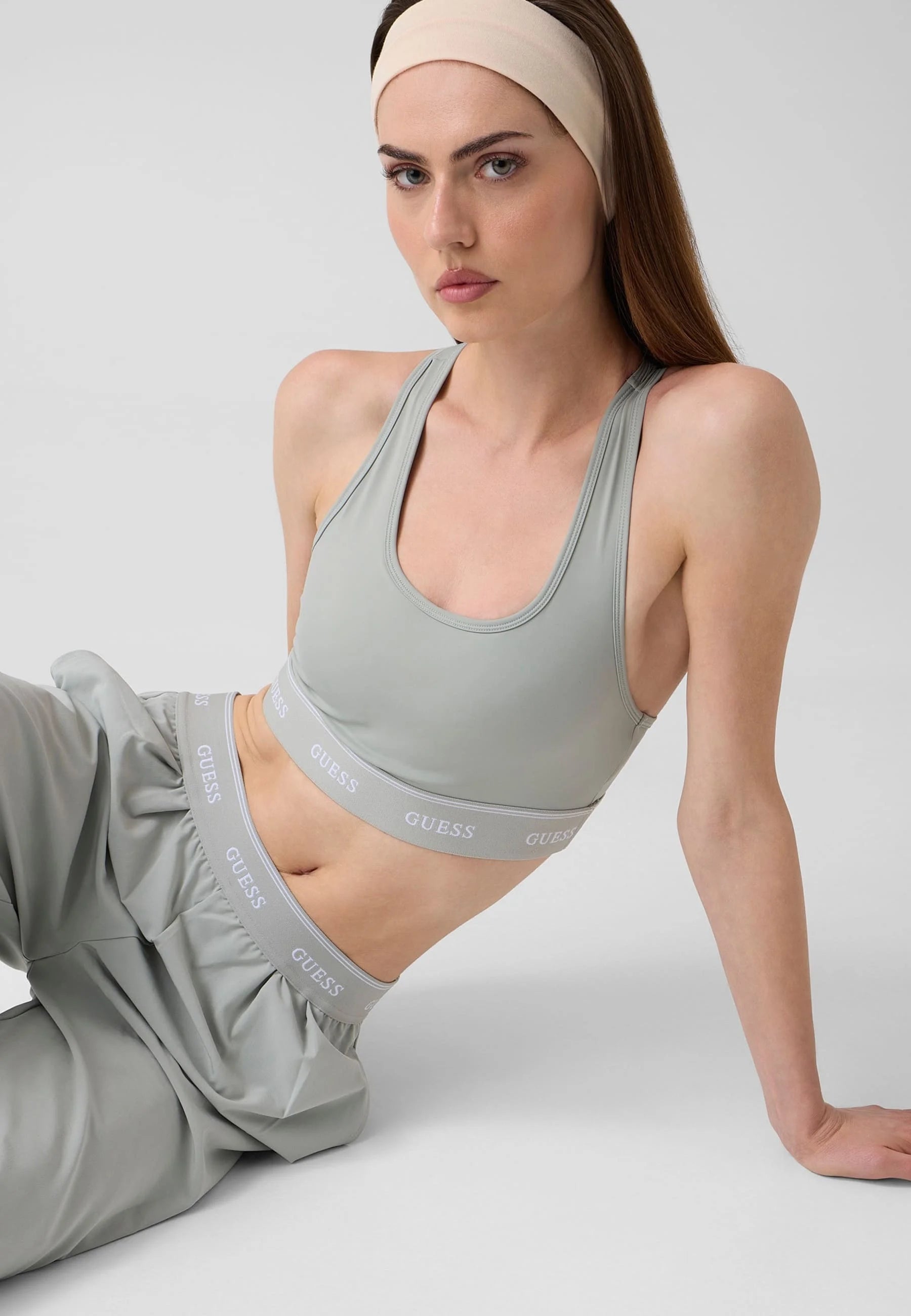 Guess Logo Bustier Soft Bra – Green