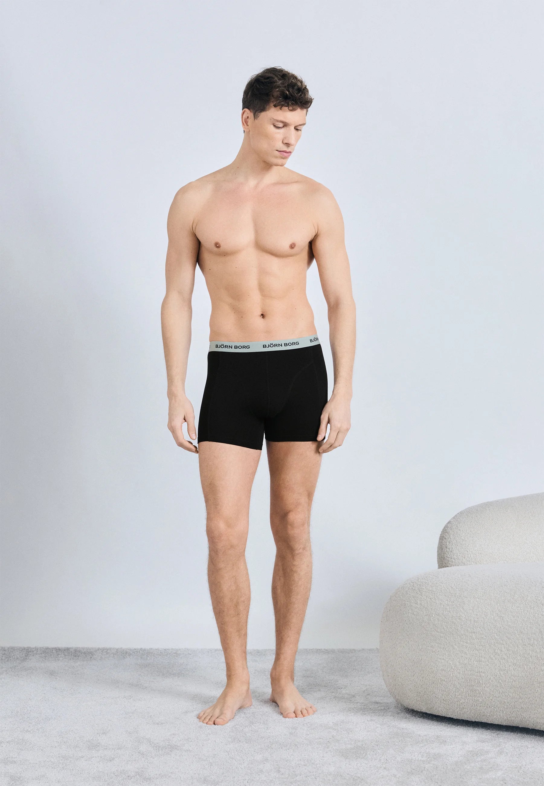 Björn Borg Stretch 5 Pack Trunks – Black