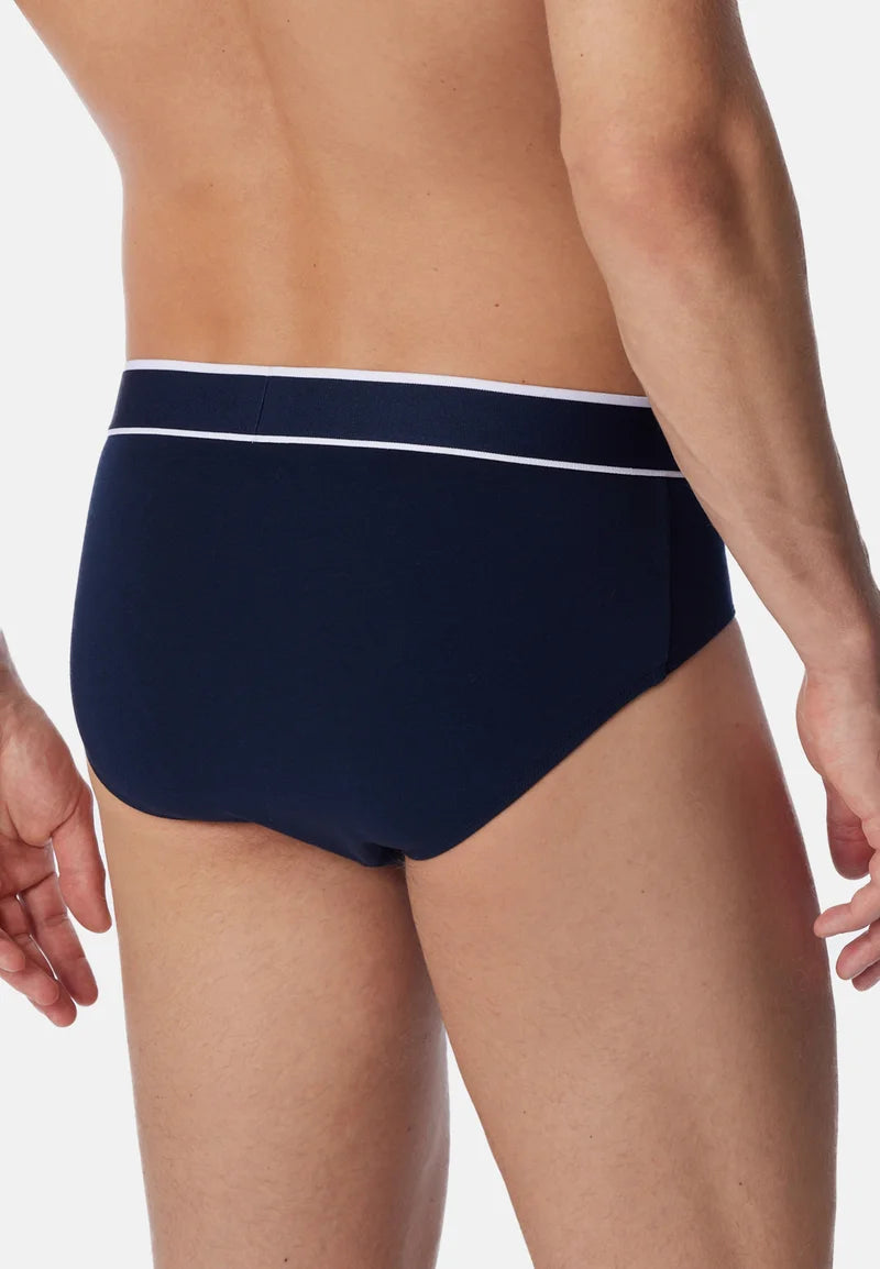 Bavlněné Stretch Rio kalhotky Schiesser 9 Pack – modré, černé