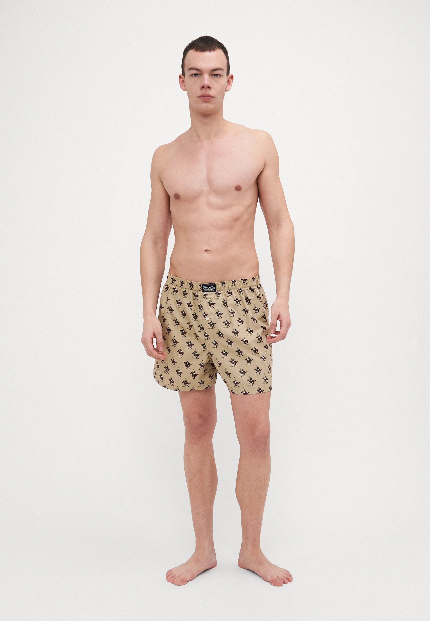 Boxer en coton Polo Ralph Lauren – Pack unique – Kaki
