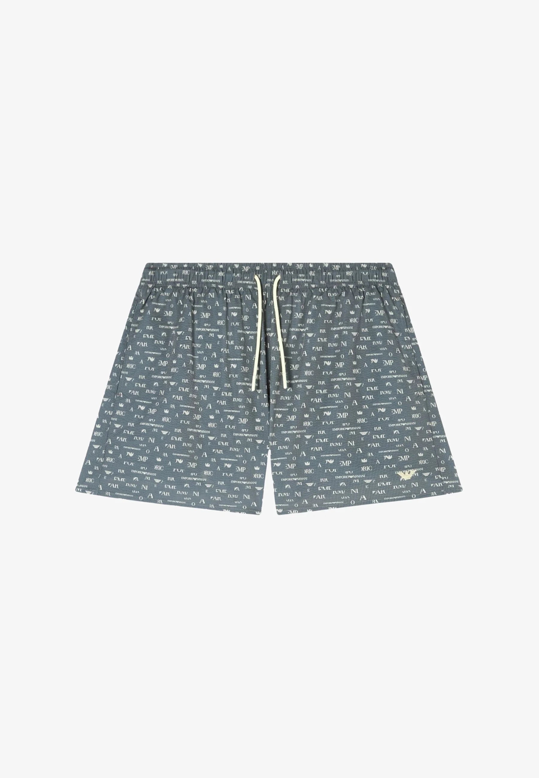 Plavecké šortky Emporio Armani EA7 Small Logo – EA Green, Eggnog