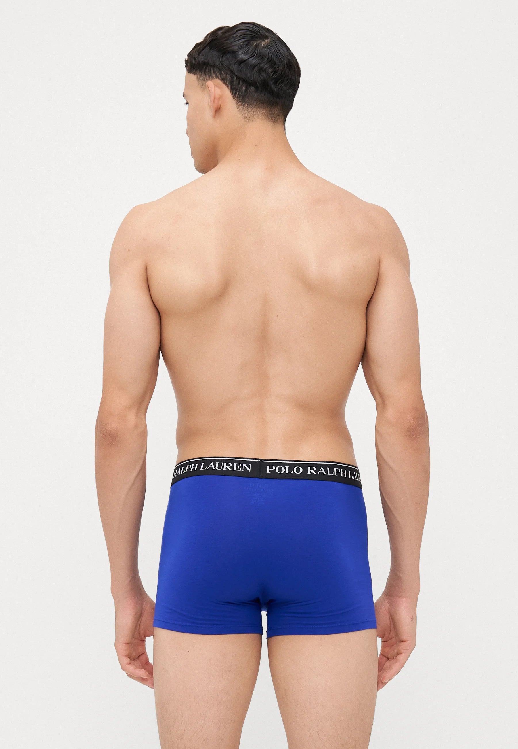 Polo Ralph Lauren Cotton Stretch Trunks – 5 Pack – White, Red, Royal, Grey Heather, Black