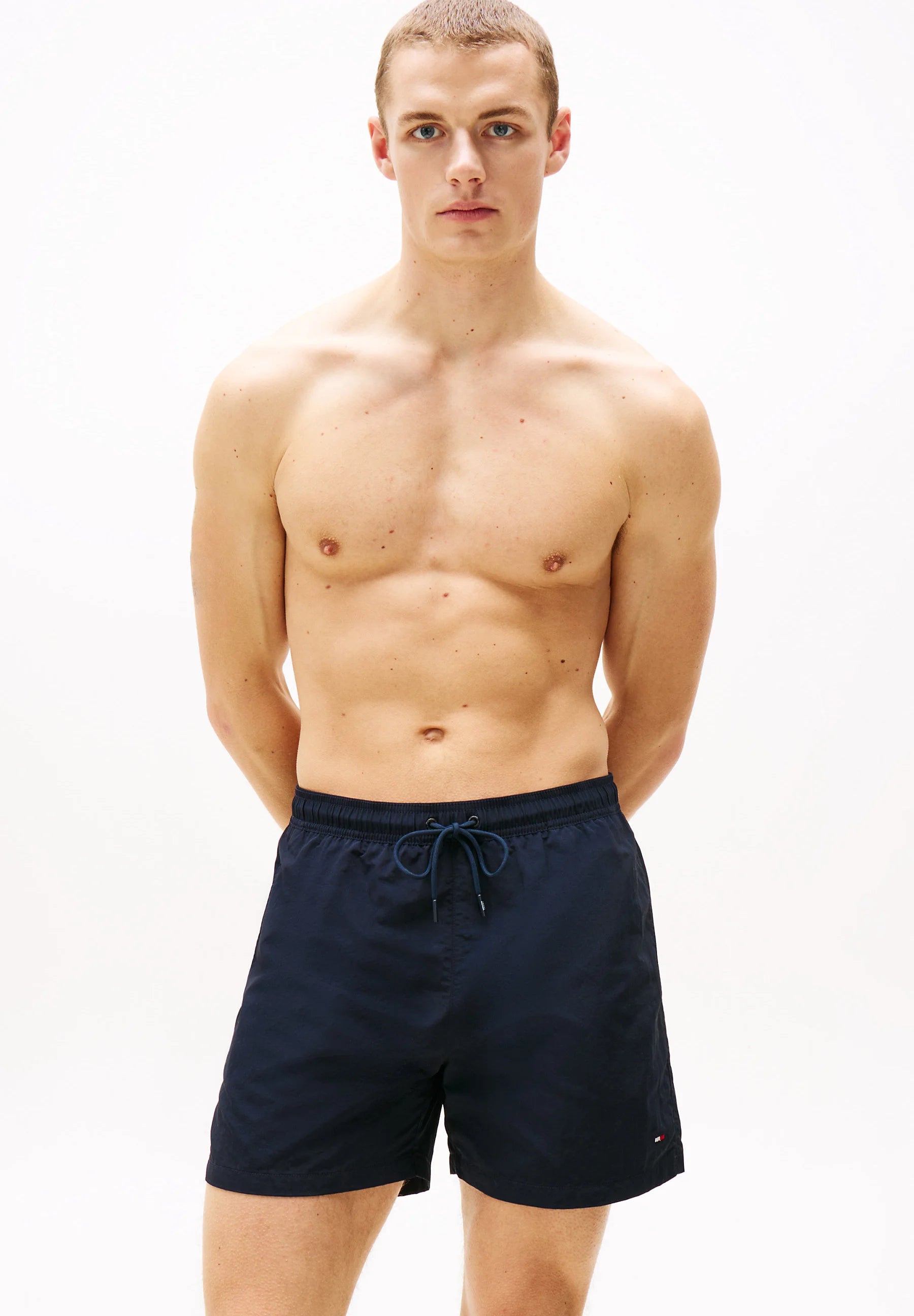 Plavecké šortky Tommy Hilfiger Flag – Desert Sky