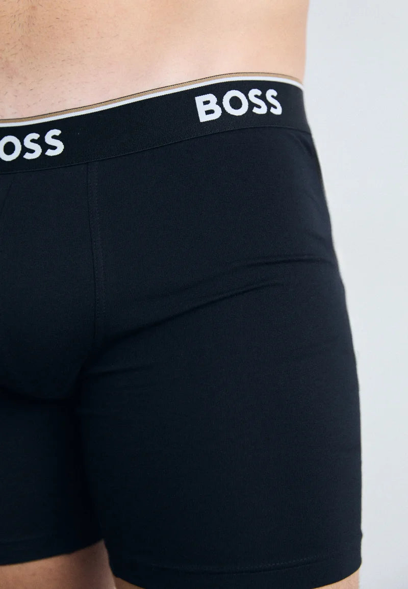 BOSS Power 3 Pack – Trunks – Black, White, Grey