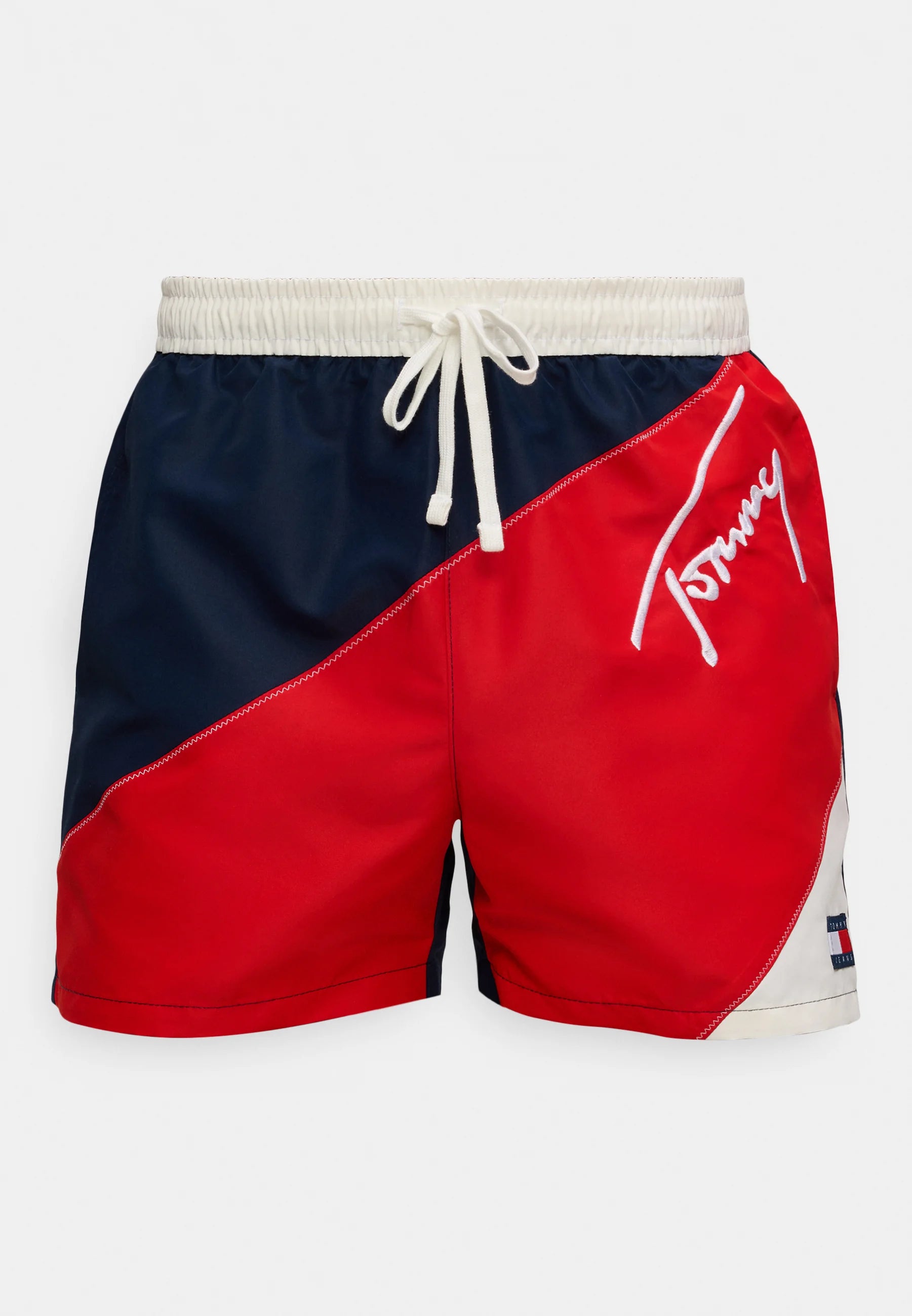Short de bain Tommy Hilfiger Color Block - Deep Crimson