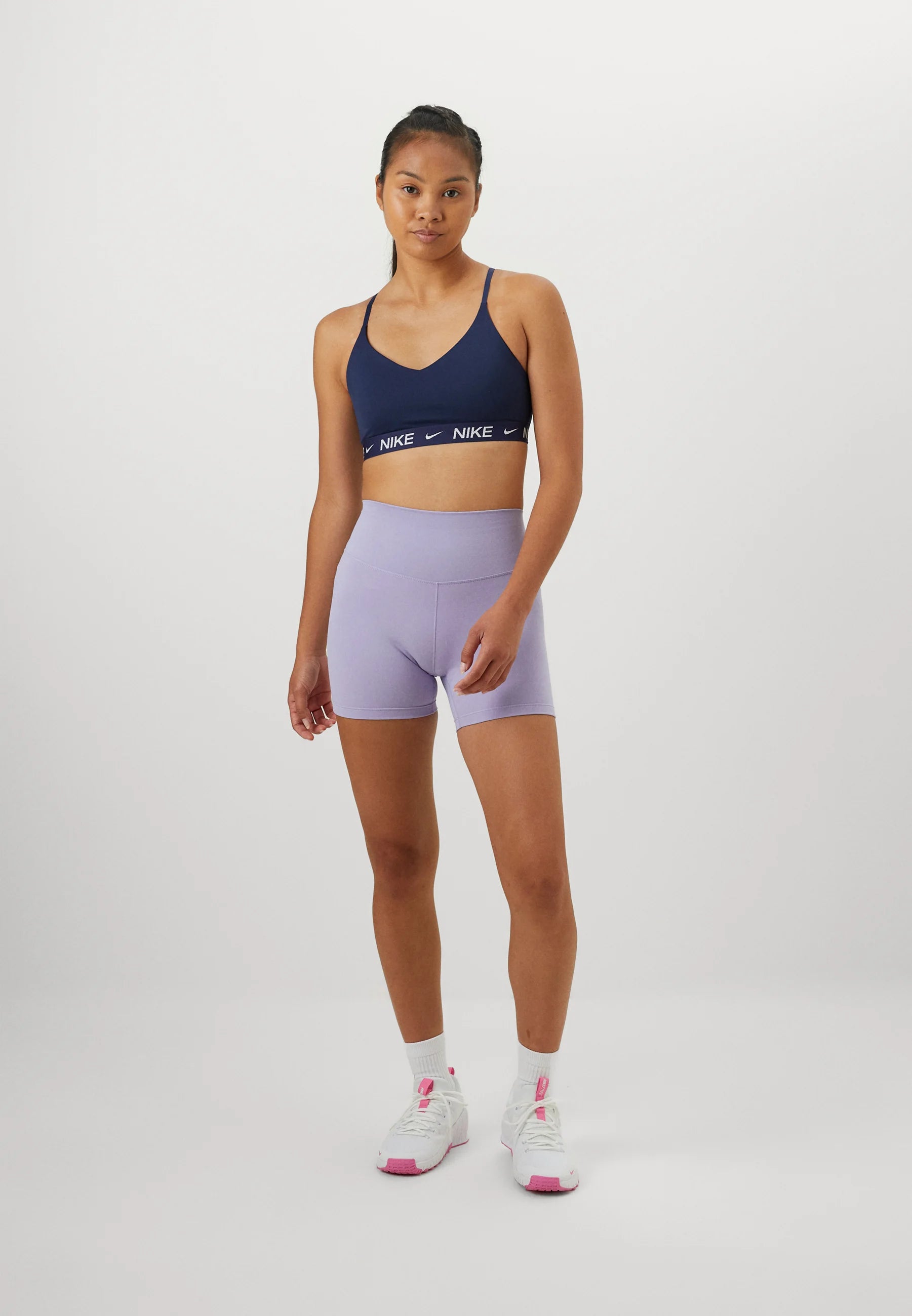 Soutien-gorge Nike Performance Indy Light Support – Bleu marine minuit