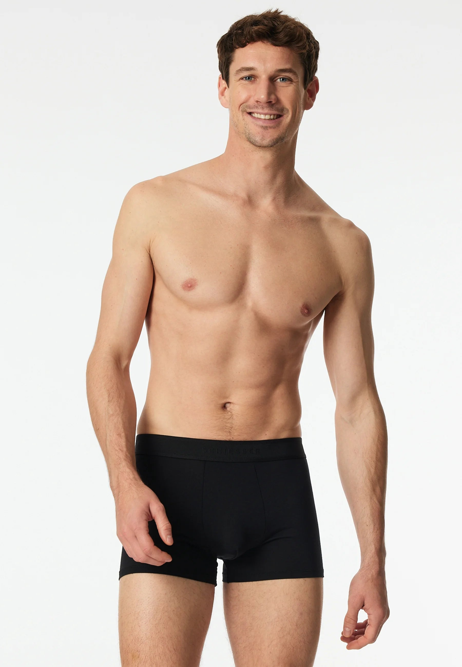 Schiesser Modal Stretch Trunks – Black