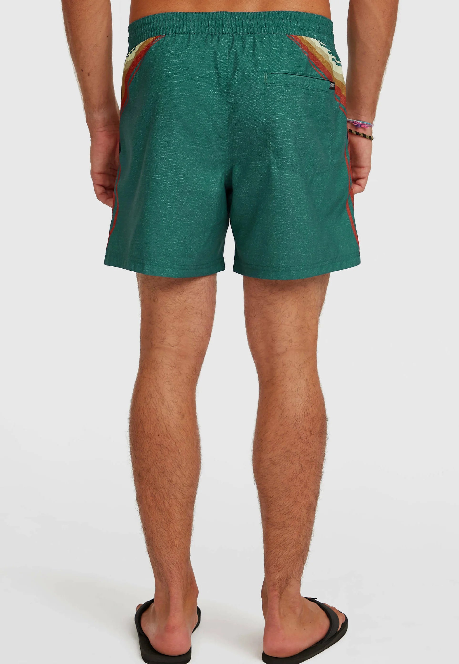 O’Neill Originals Longboard 15 Swim Trunks – Green Originals Sideburns