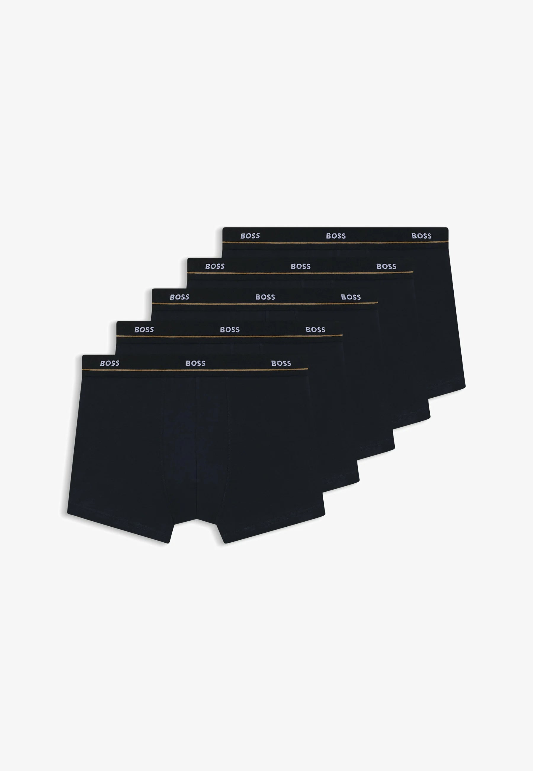 BOSS 5er-Pack Essential Trunks – Dunkelblau Five
