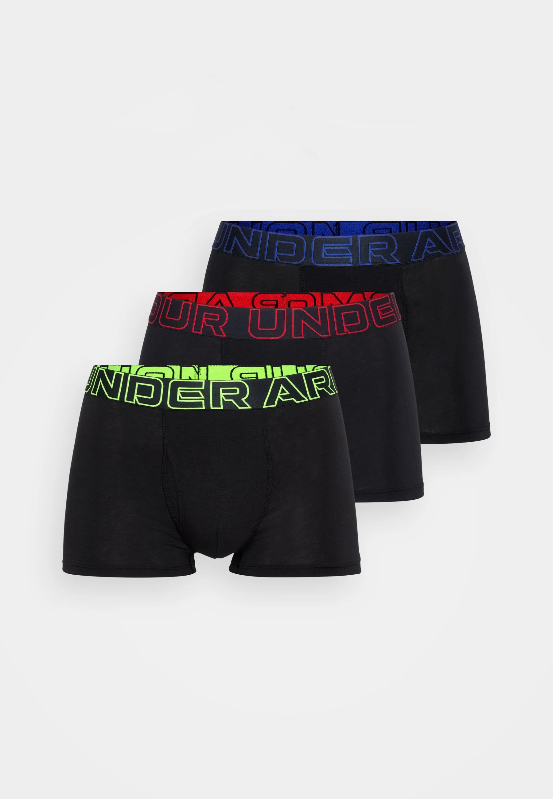 Under Armour Performance Cotton Blend Trunks – 3 Pack – Black