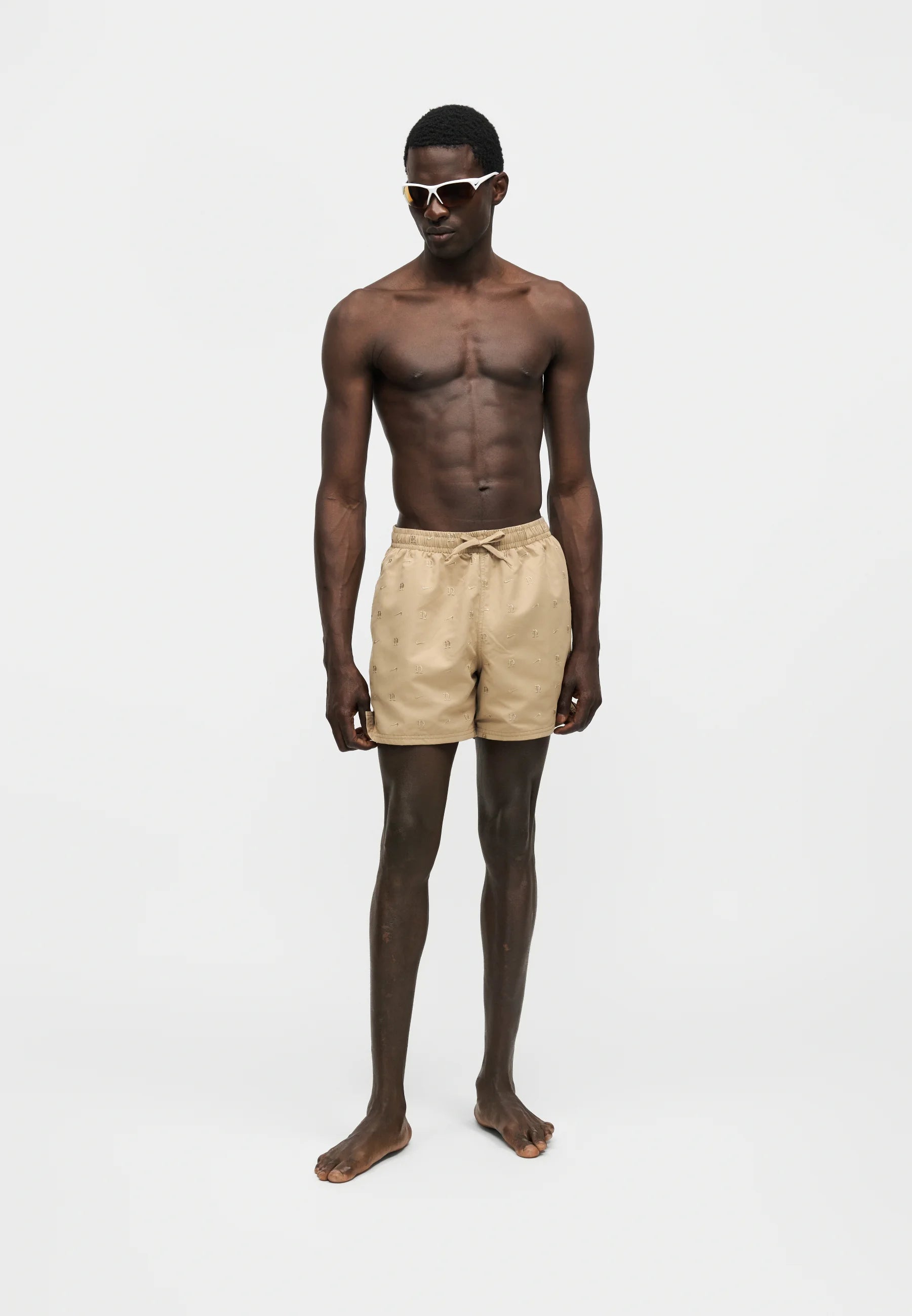 Short de bain Nike Swim Breaker Lux Letter Volley – Beige Parachute