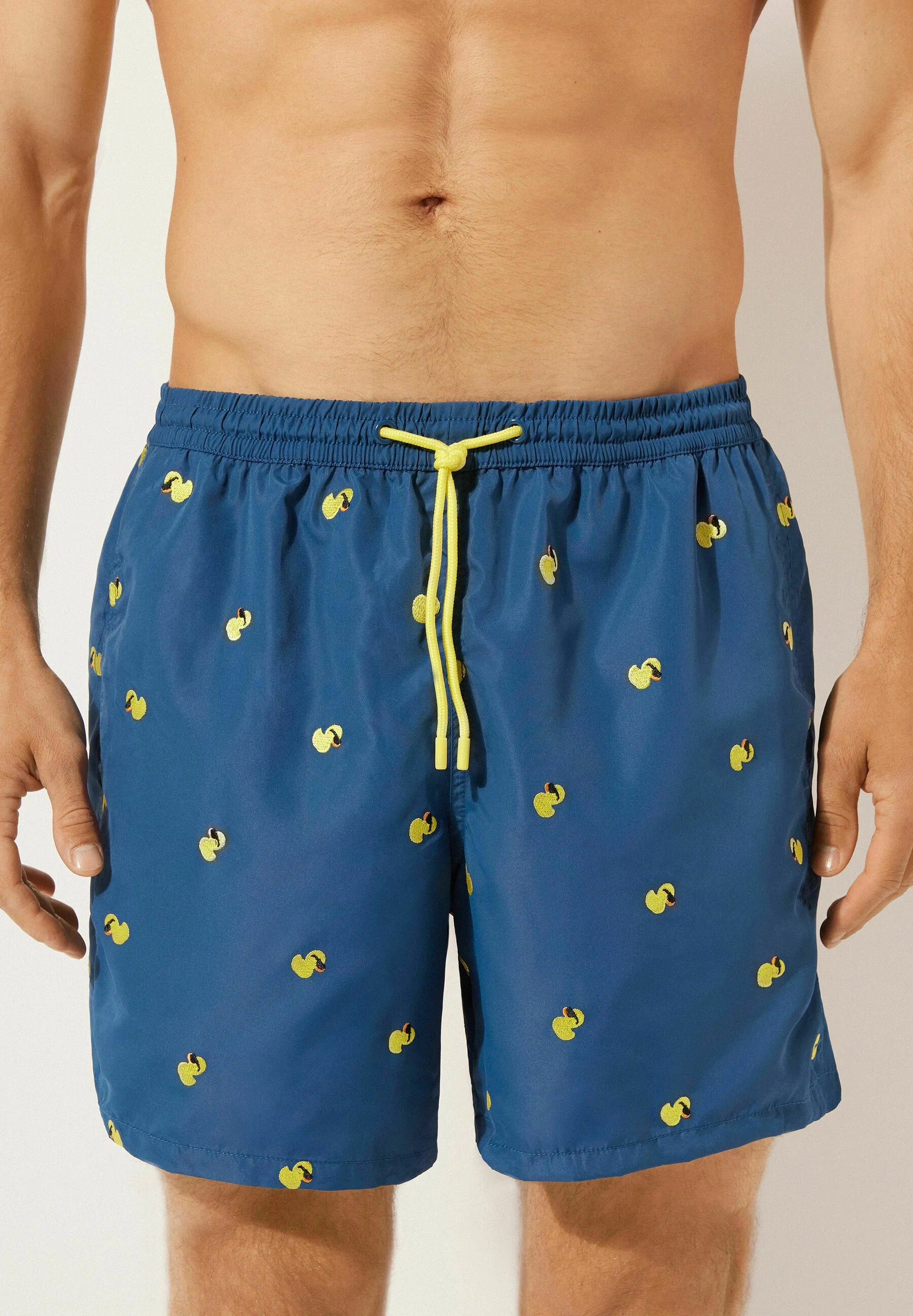 Calzedonia Formentera Patterned Print Swim Shorts – Yellow Duck