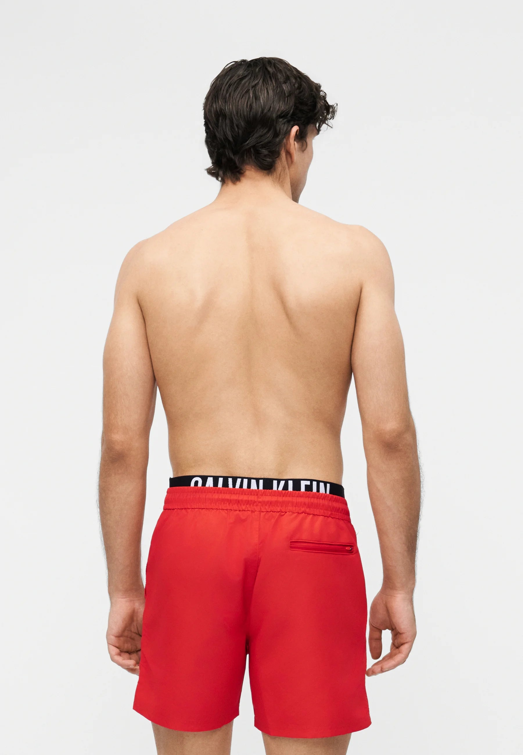 Pantaloncini da bagno medi con coulisse Calvin Klein - Sequoia invecchiata