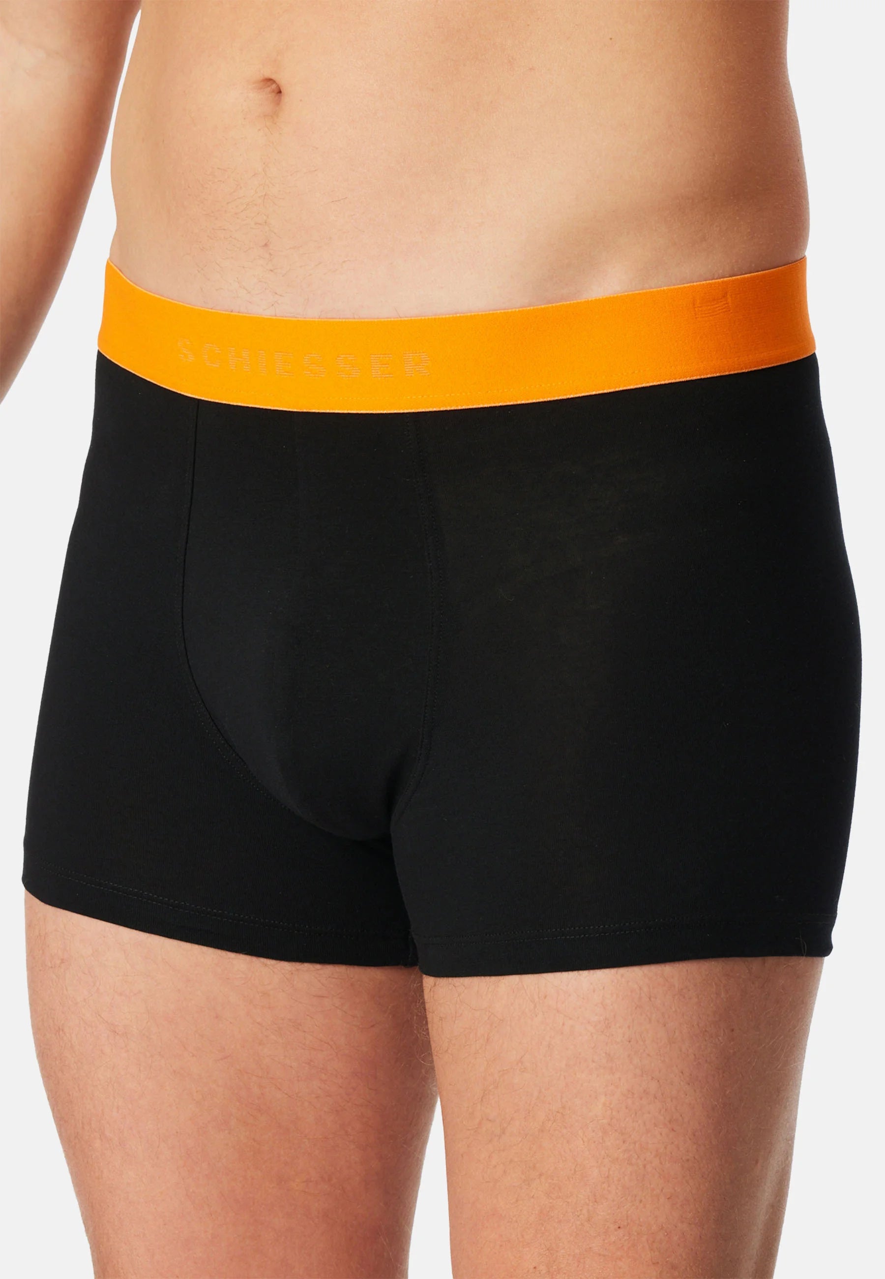 Schiesser 95 5 10 Pack Trunks – Black, Blue, Red