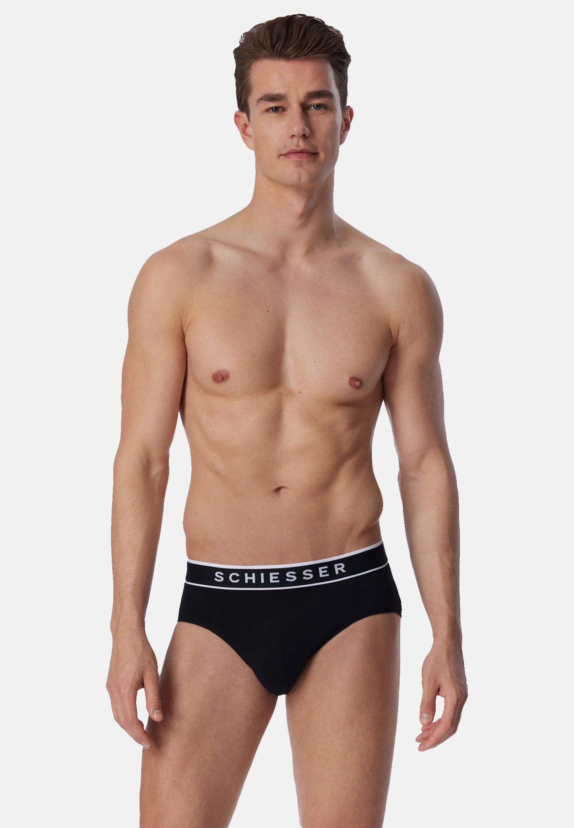Bavlněné Stretch Rio kalhotky Schiesser 9 Pack – modré, černé