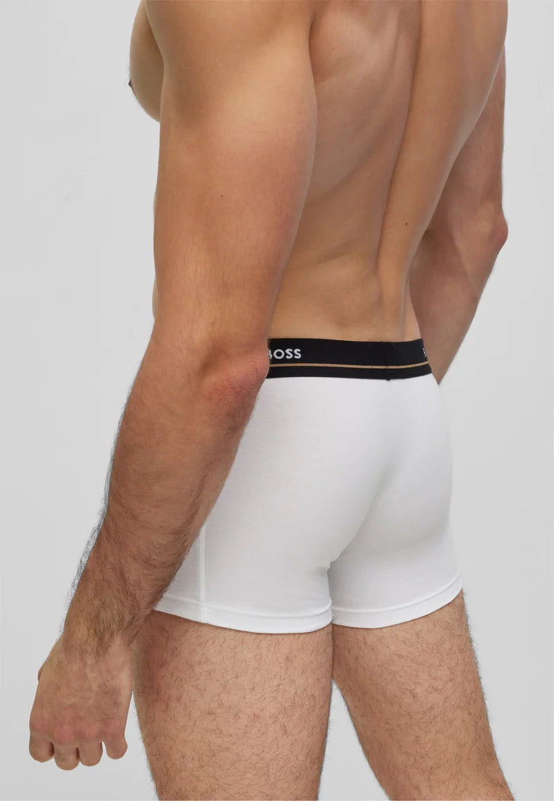 BOSS Trunk Essential 5 Pack – Boxers – Ouvert Bleu