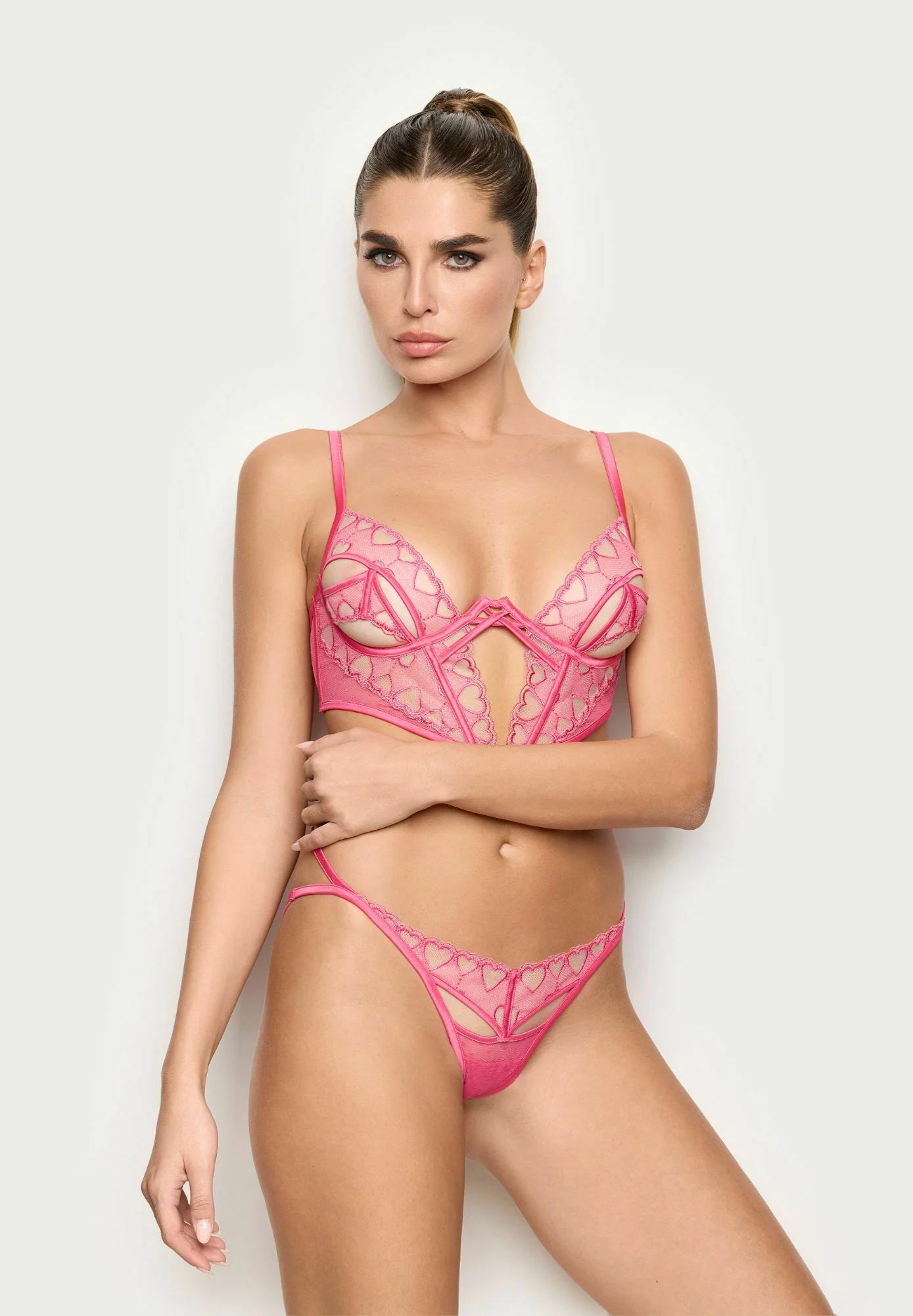 Majtki Yamamay Privé Beloved – gładkie w kolorze fuksji