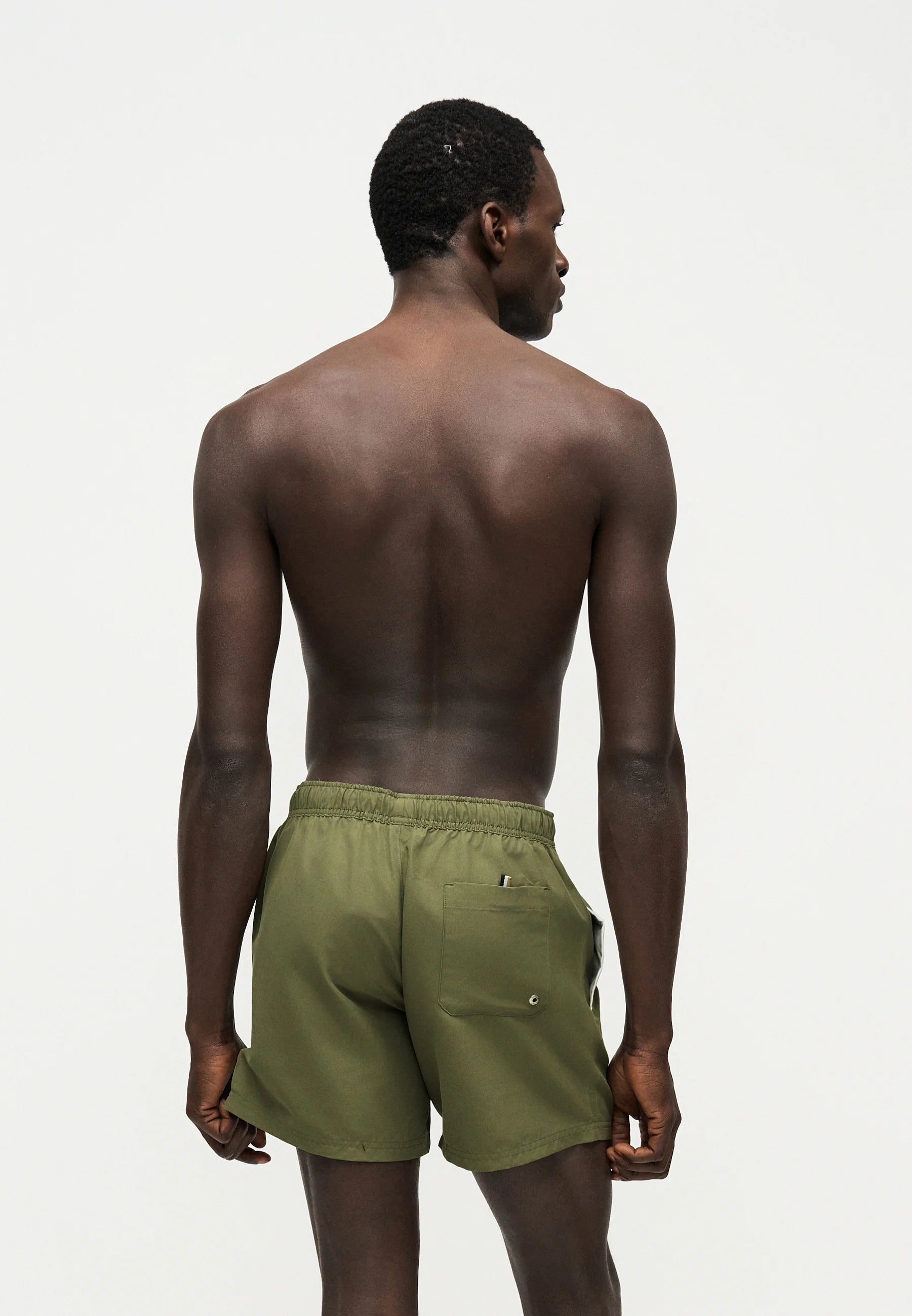 BOSS Dogfish Swim Shorts – Open Green