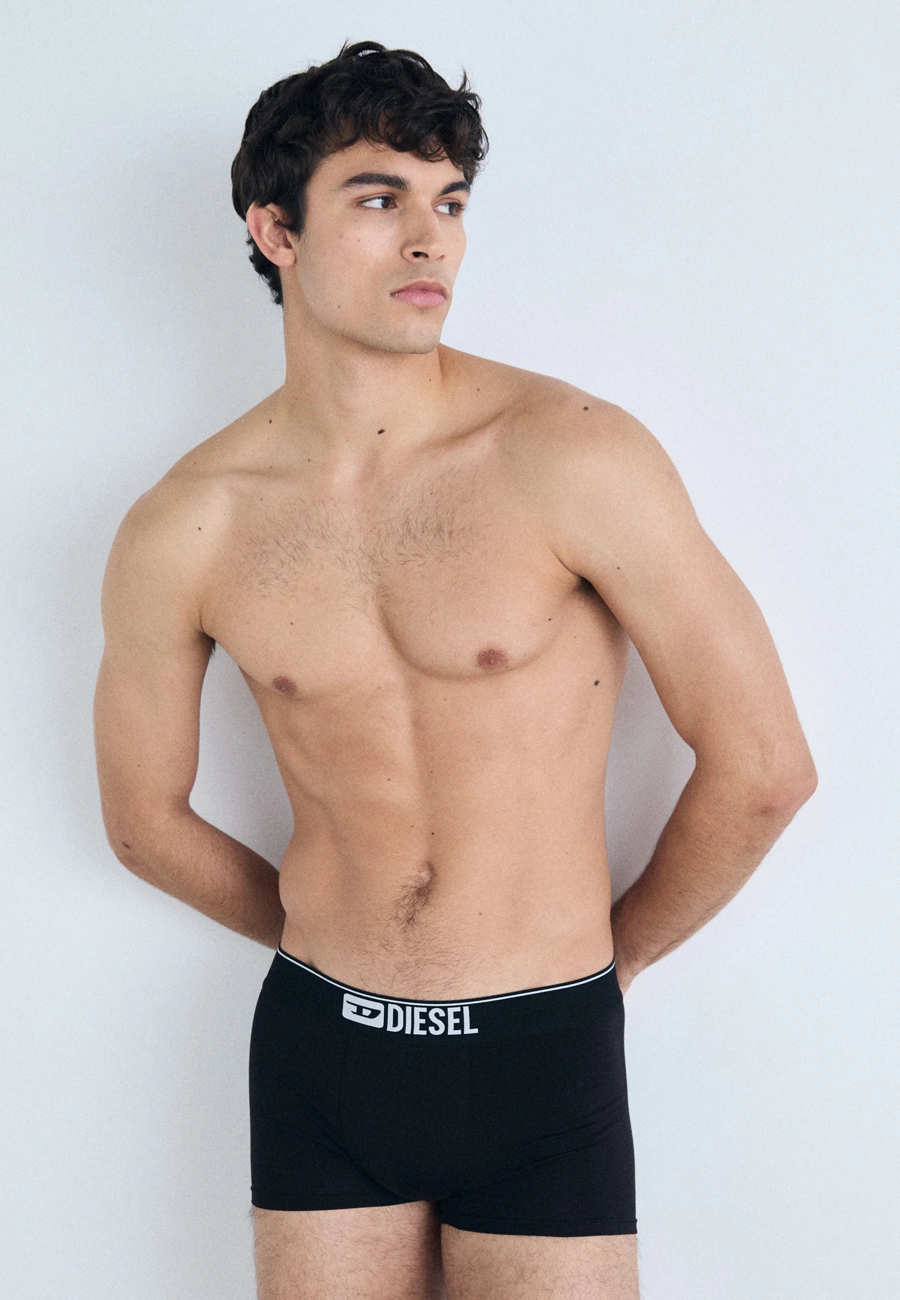 Lot de 3 boxers Diesel Damien Essential - Noir