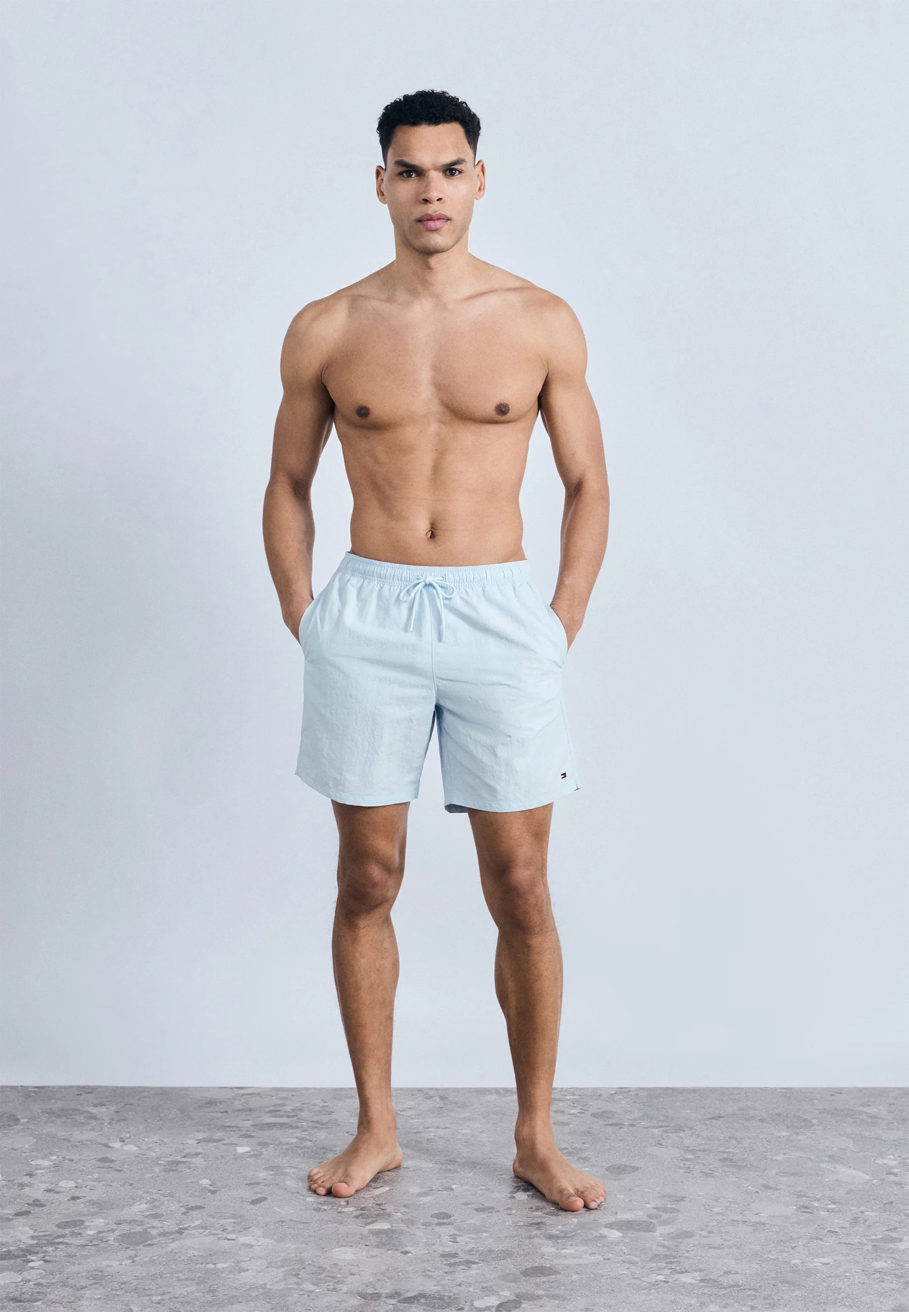 Tommy Hilfiger Flag-Badeshorts – Keepsake Blue