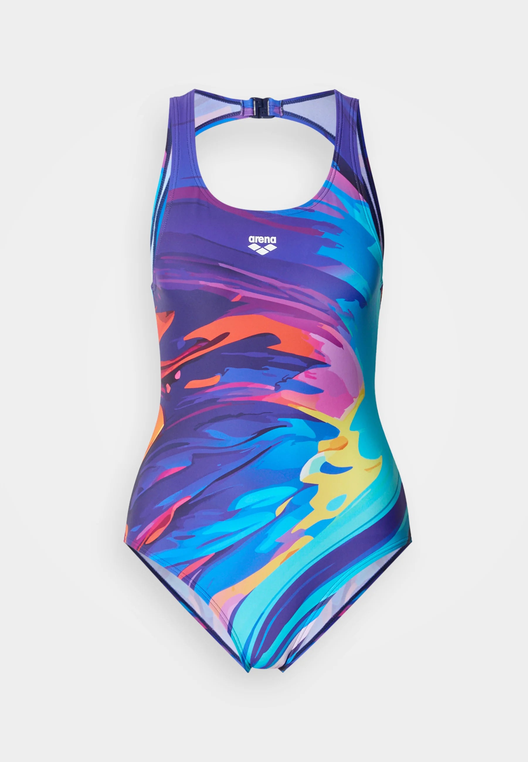 Arena Placement O Back One-Piece Swimsuit – Blue, Multi