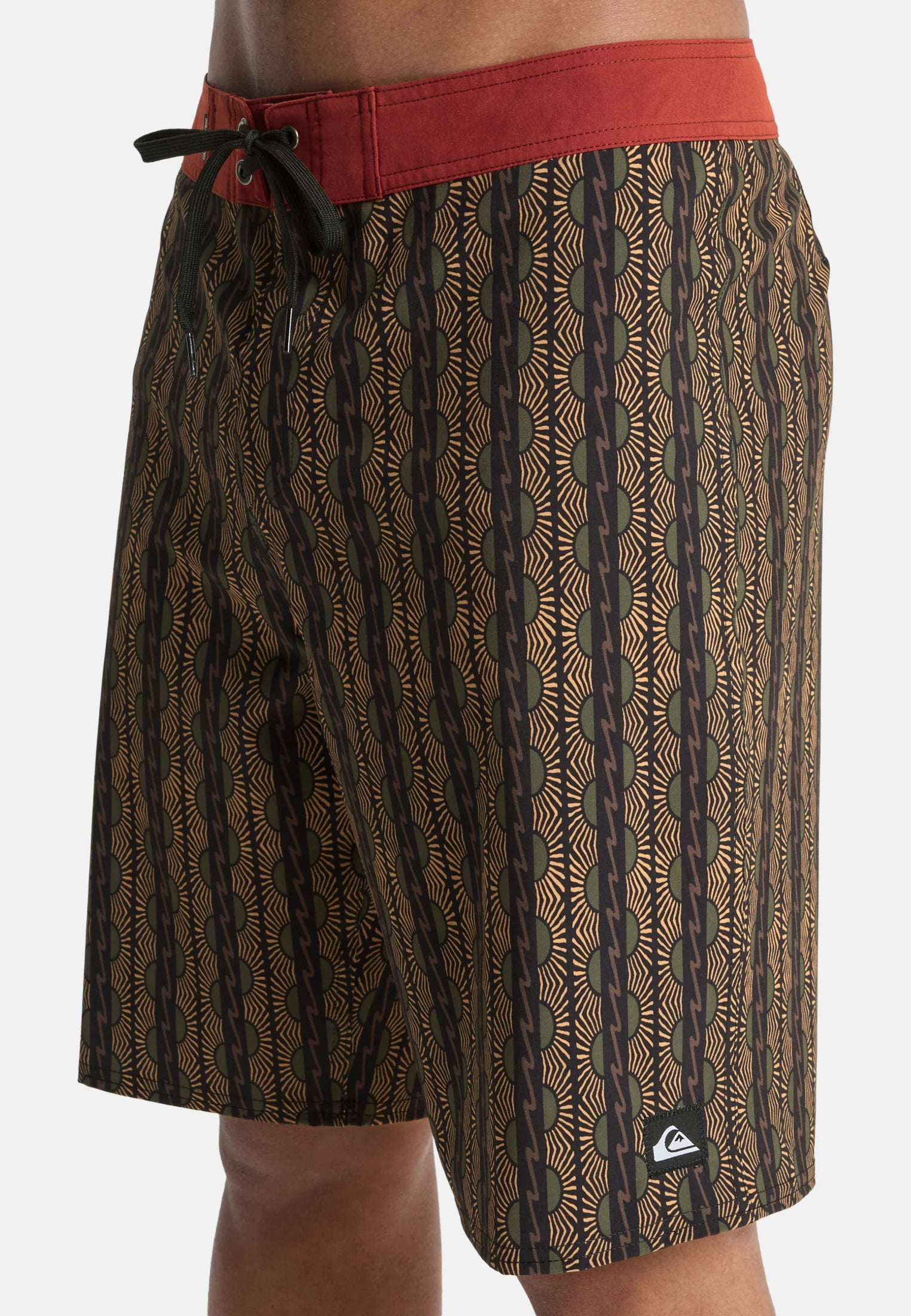 Short de bain Quiksilver Surfsilk Straight 20 Board – Marron