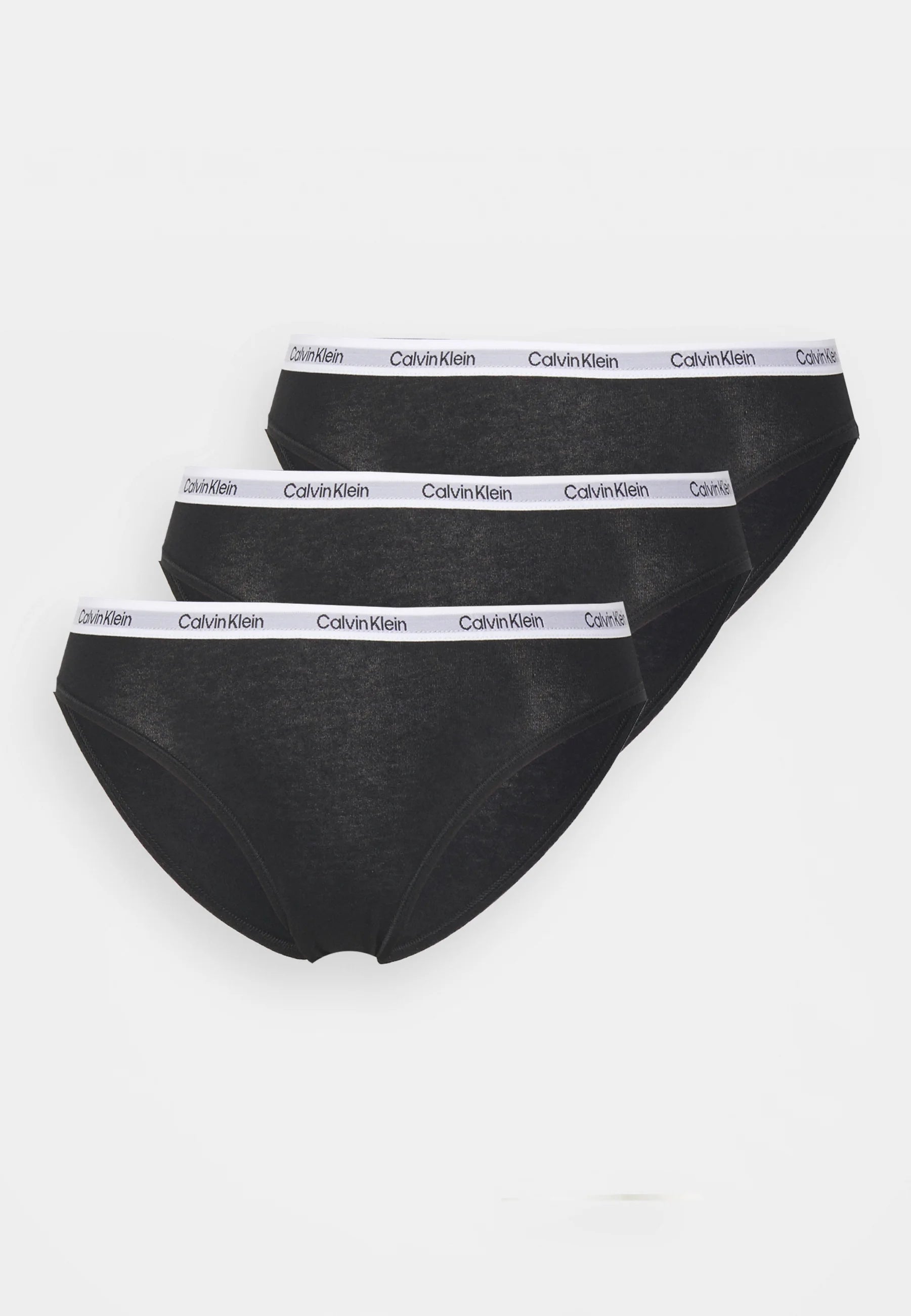 Calvin Klein Modern Logo Slips – 3er-Pack, Schwarz