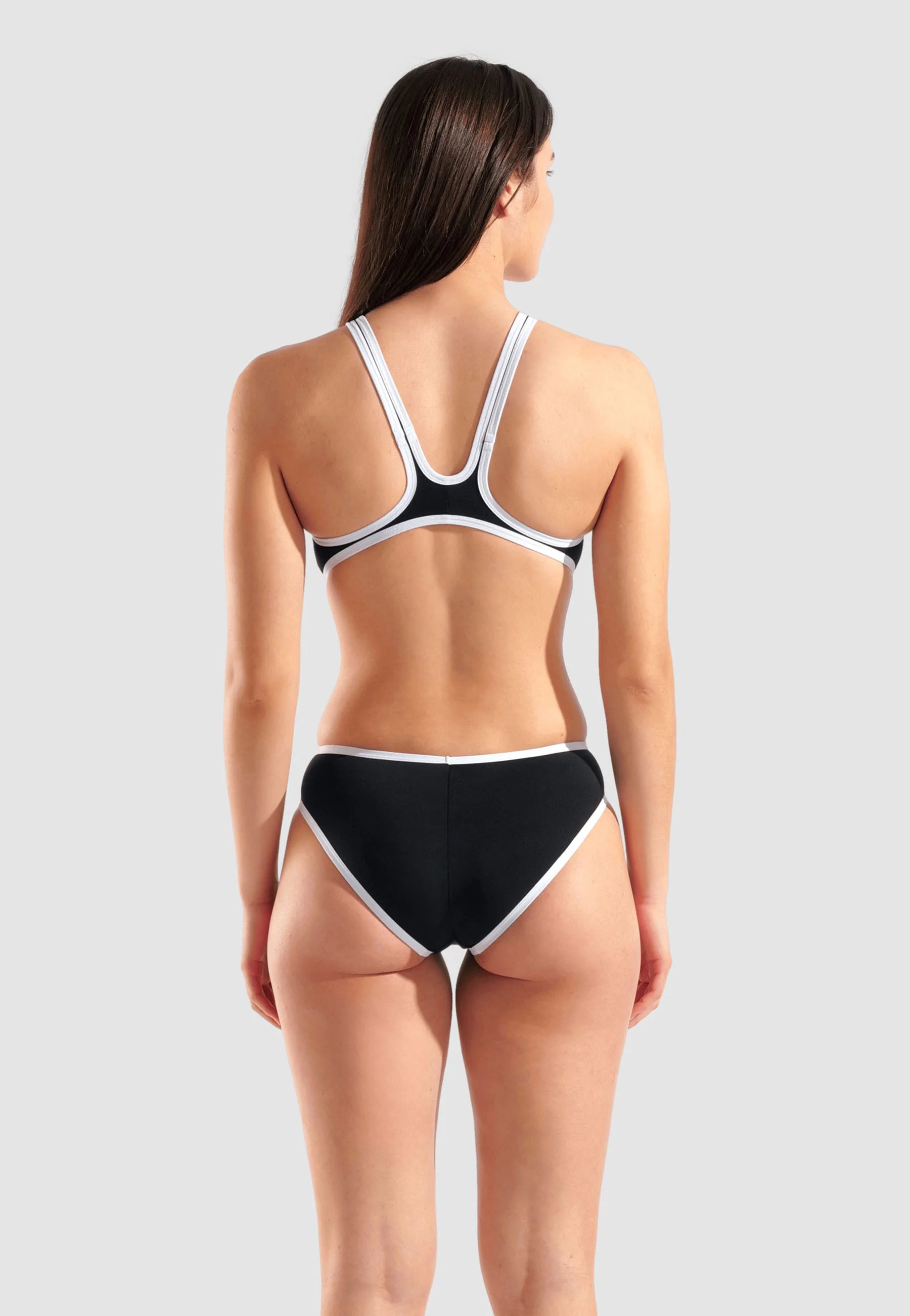 Maillot de bain une pièce Arena One Biglogo – Noir, Blanc