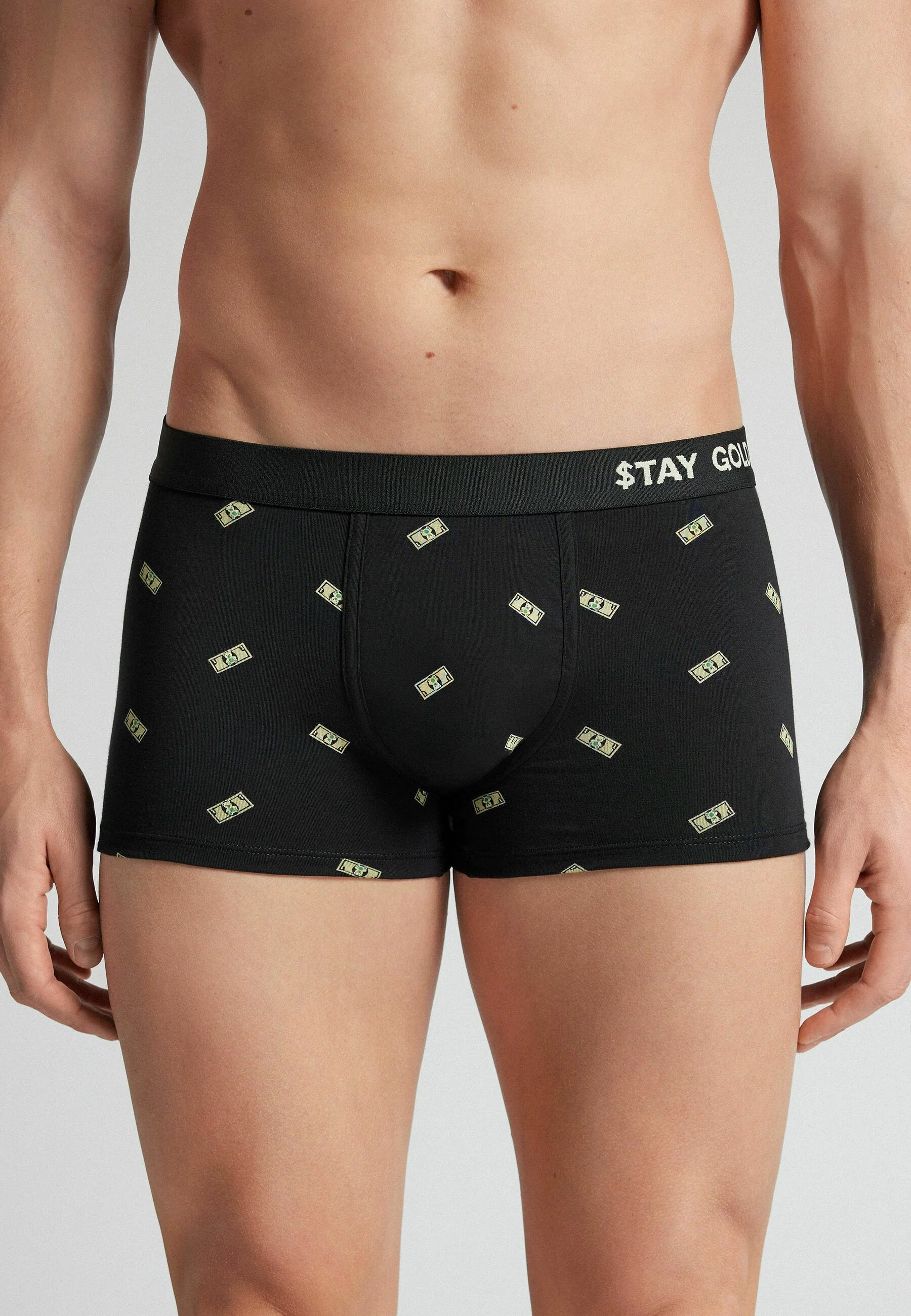 Bauli IUMAN Intimissimi Uomo con stampa Superior – Nero