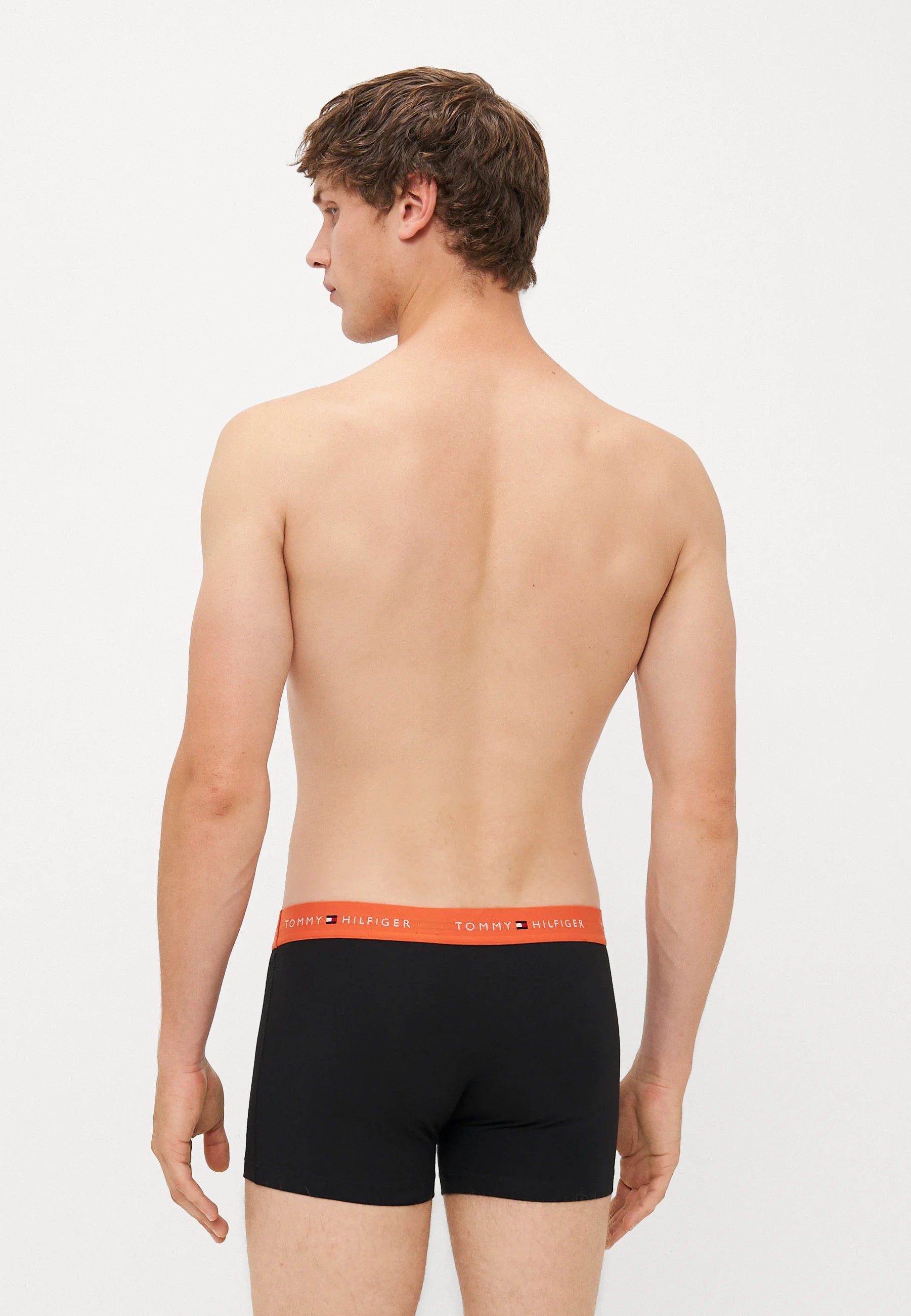 Tommy Hilfiger Signature Trunk 3 Pack – oranžová, modrá, zelená