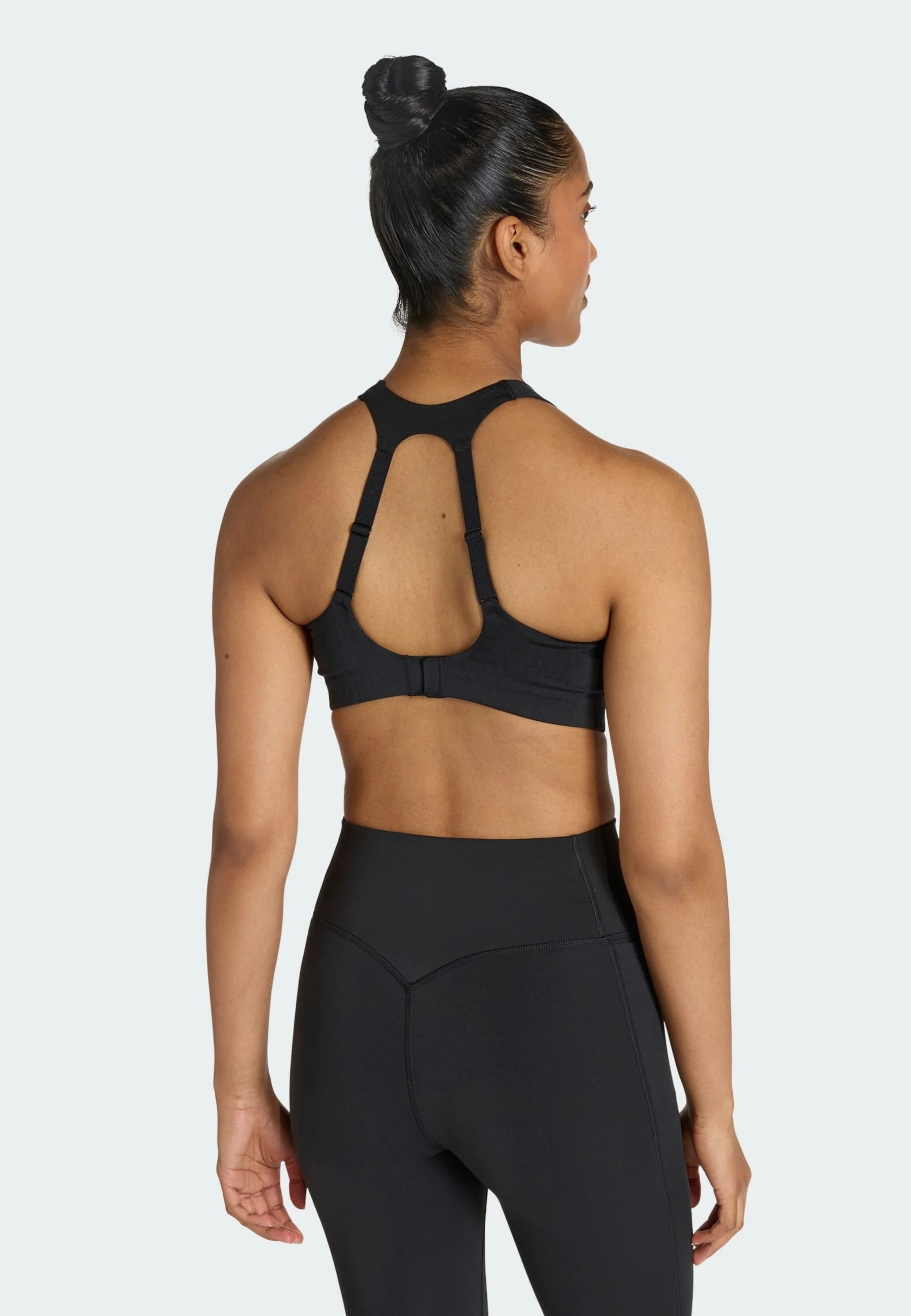 Adidas Performance Optime Power High Support Bra – Black