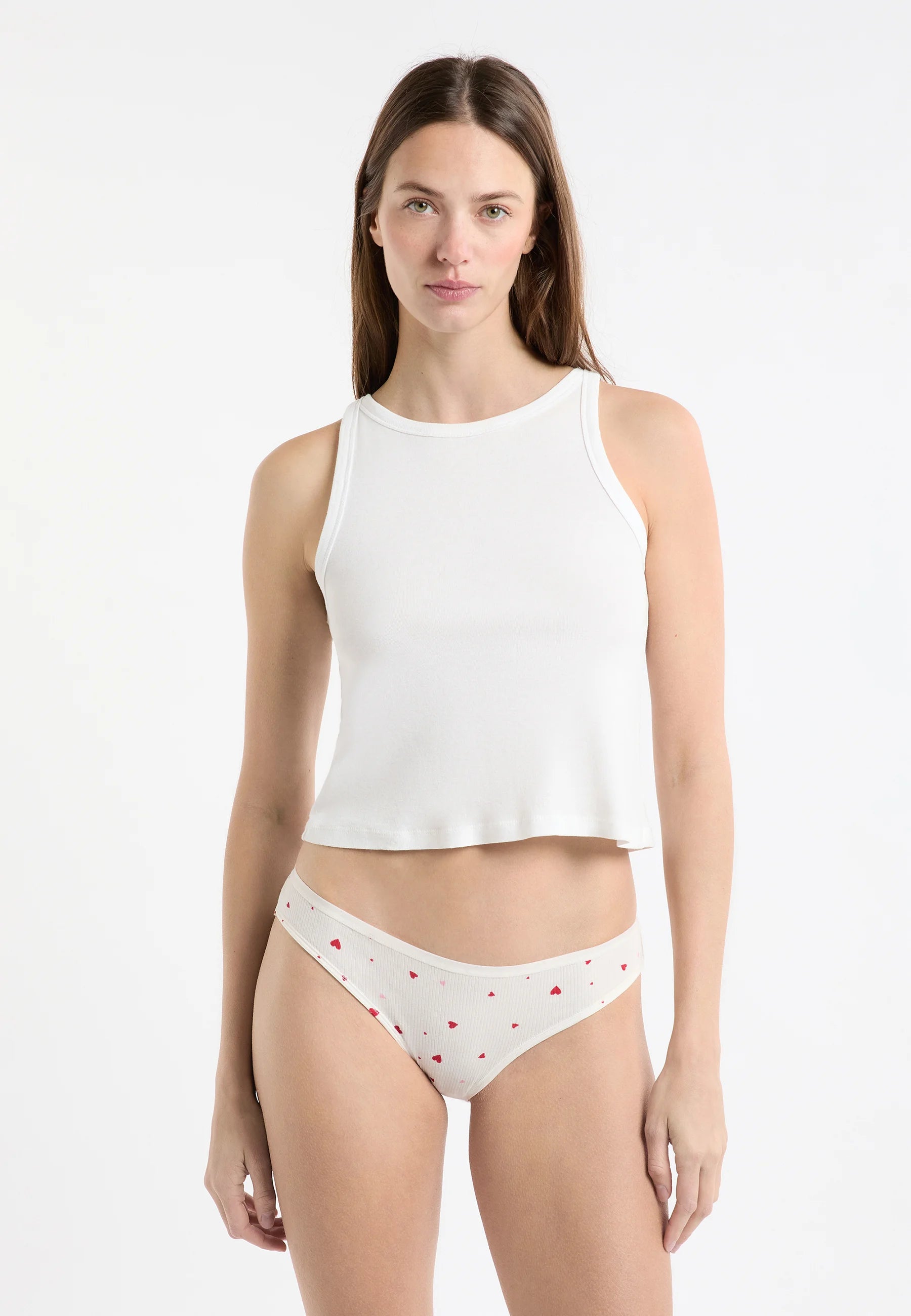 Etam Johnnie Briefs – 3 Pack, Red, White