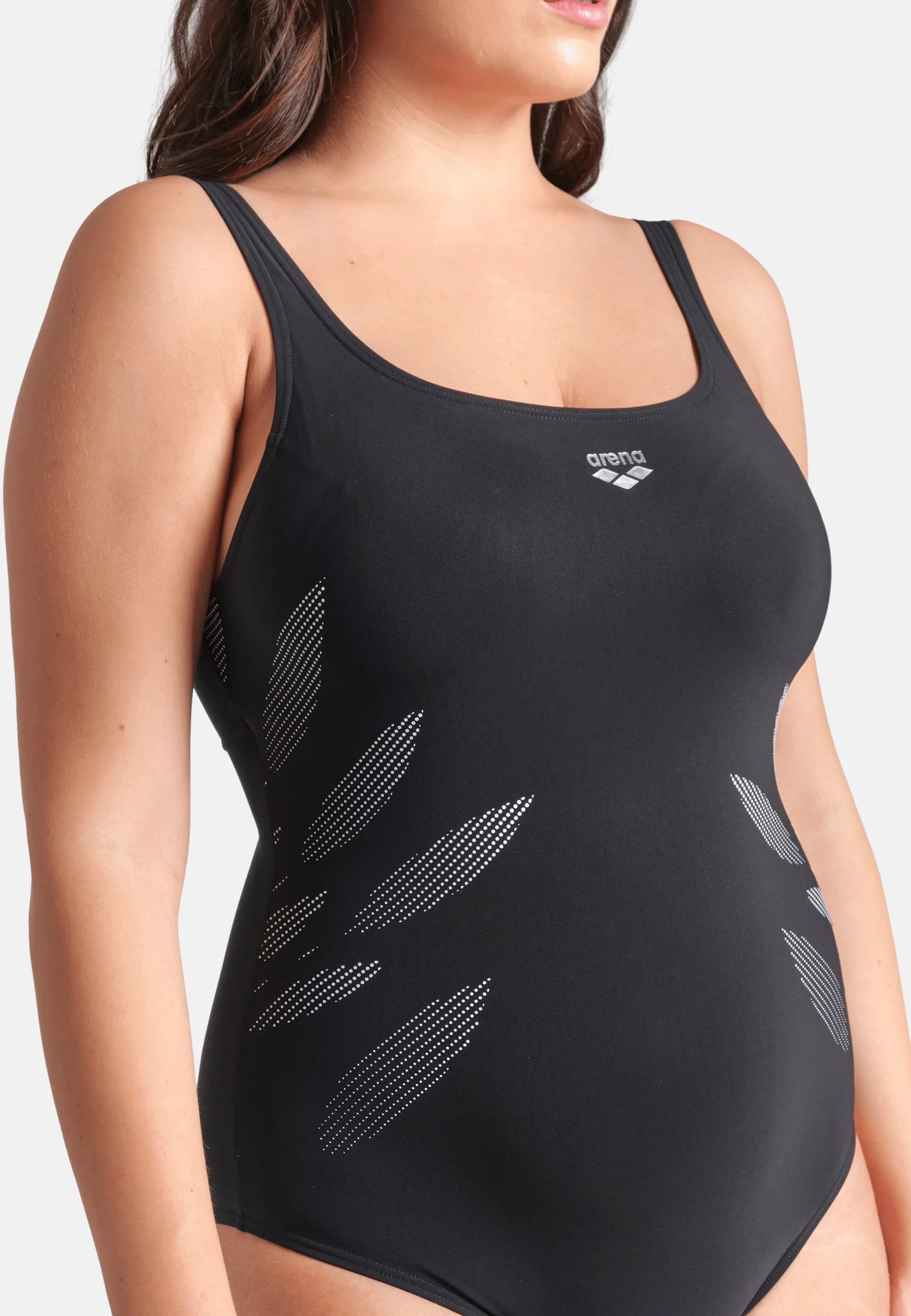 Arena Shapewear Milena B-Cup One-Piece Swimsuit – Black