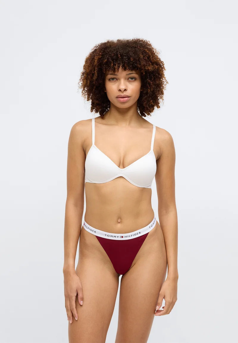 Tommy Hilfiger Thong 3-Pack – Black, Rouge, Burgundy